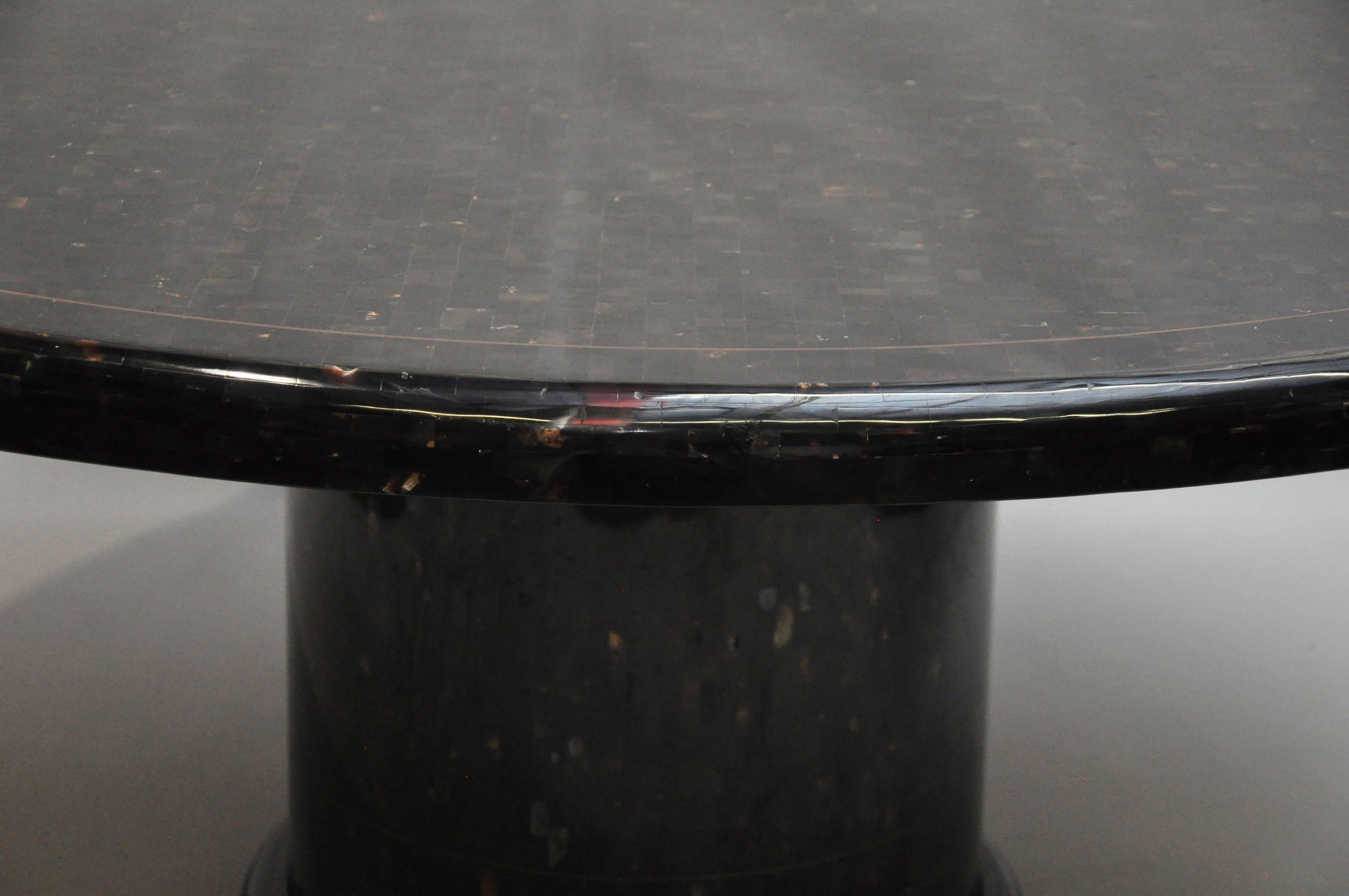 maitland smith round dining table