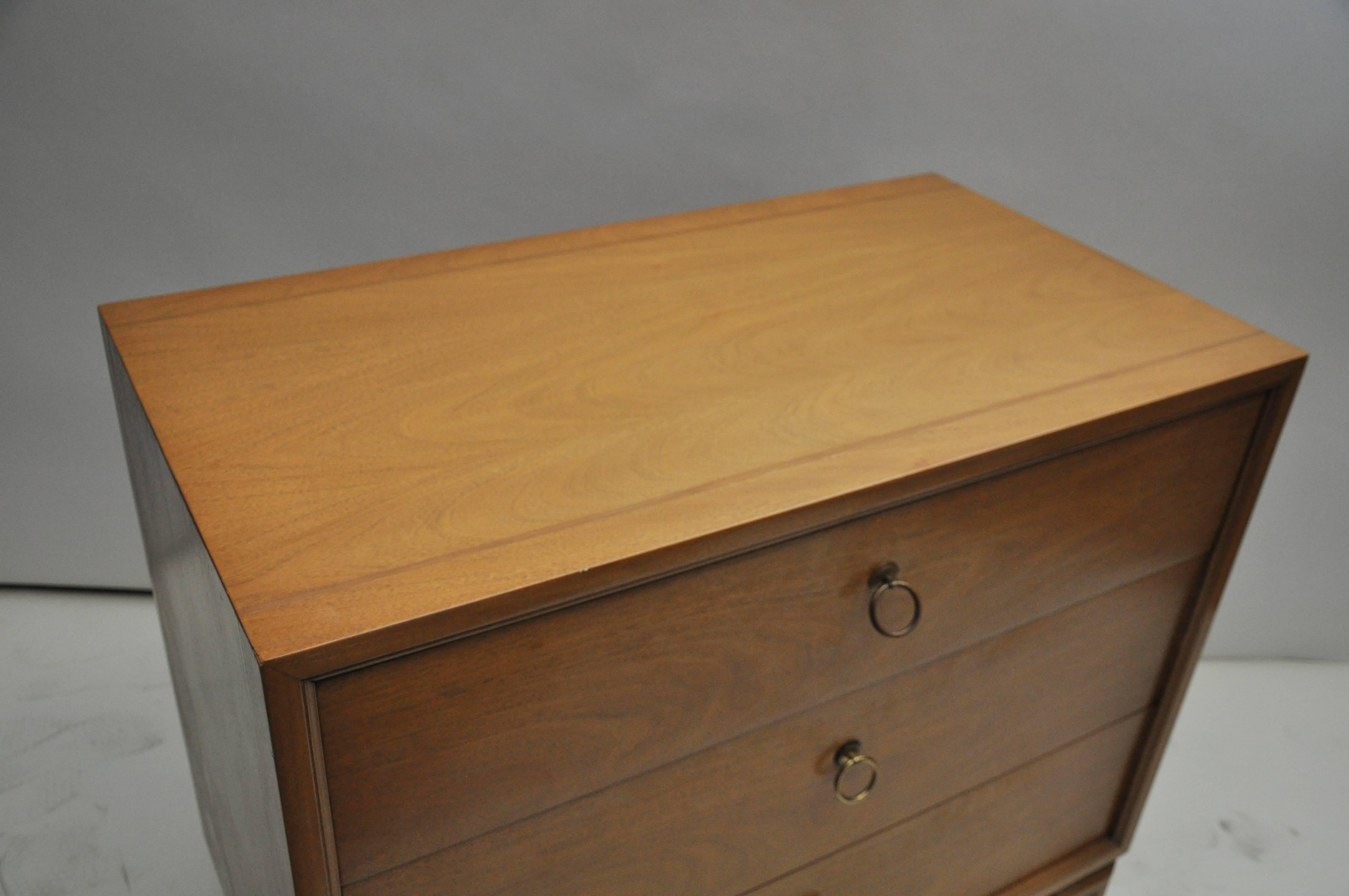 Walnut Kent-Coffey Three-Drawer Dresser
