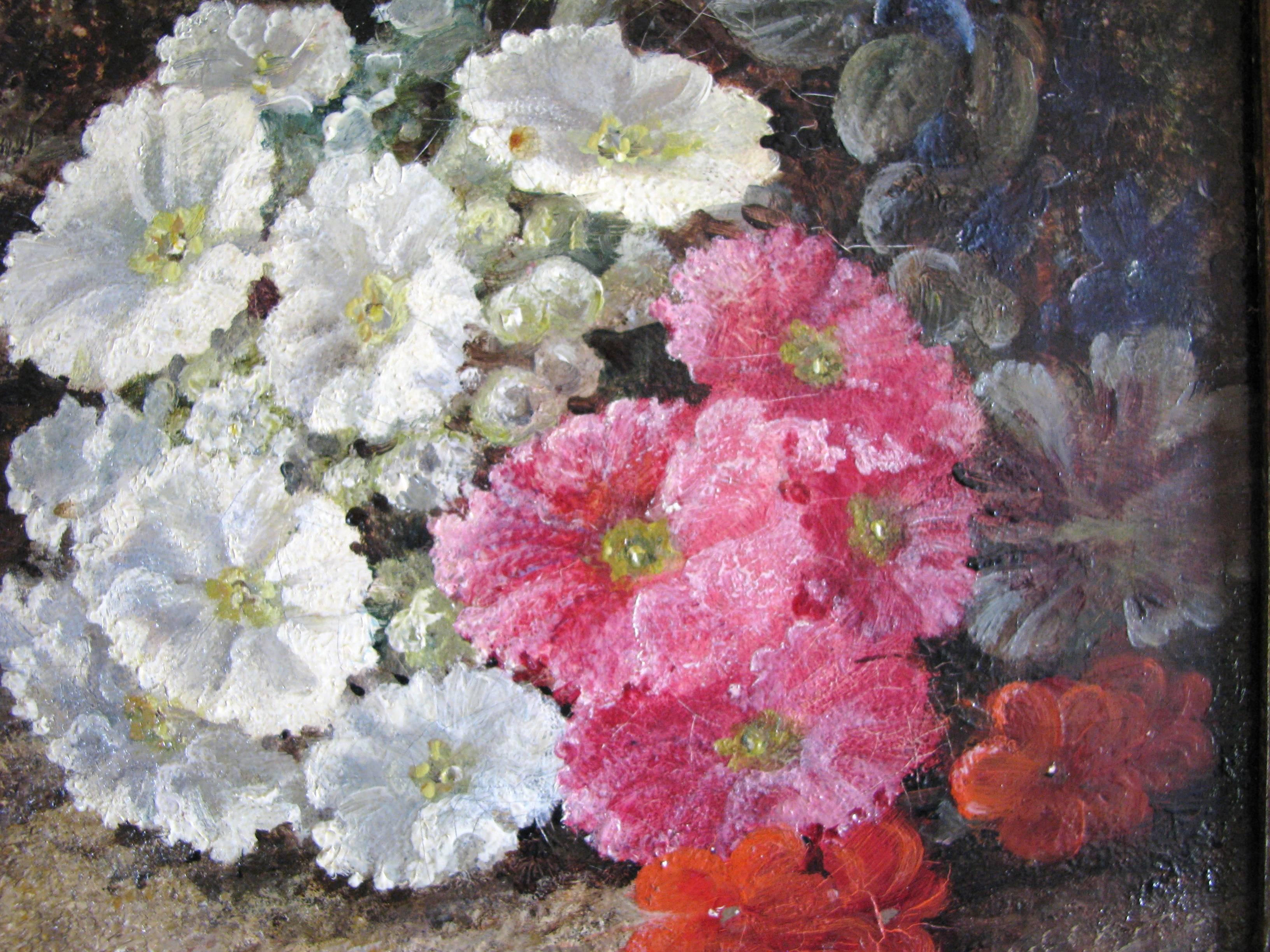 victorian flower paintings