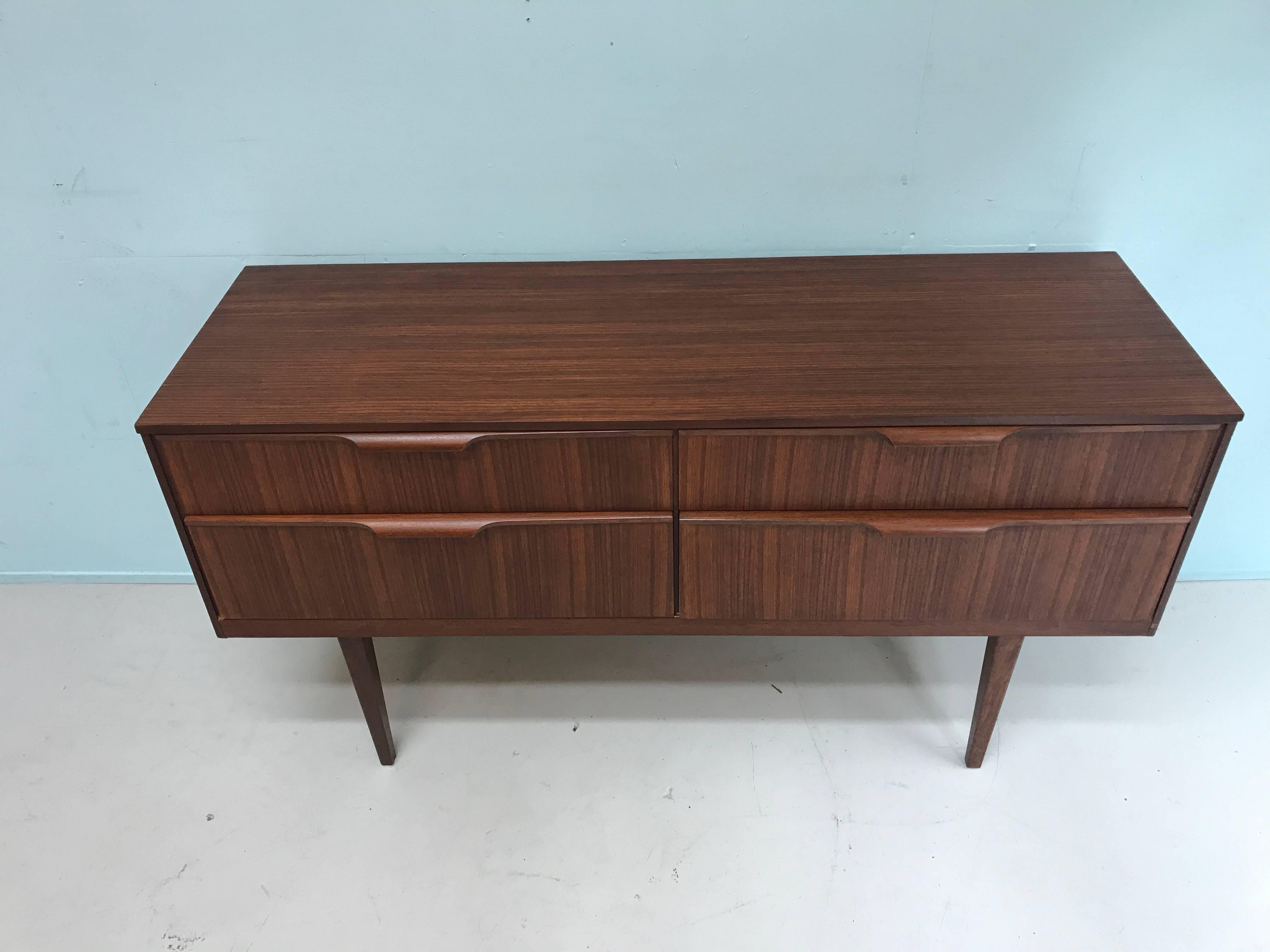 Mid-Century Modern Austinsuite Four-Drawer Dresser