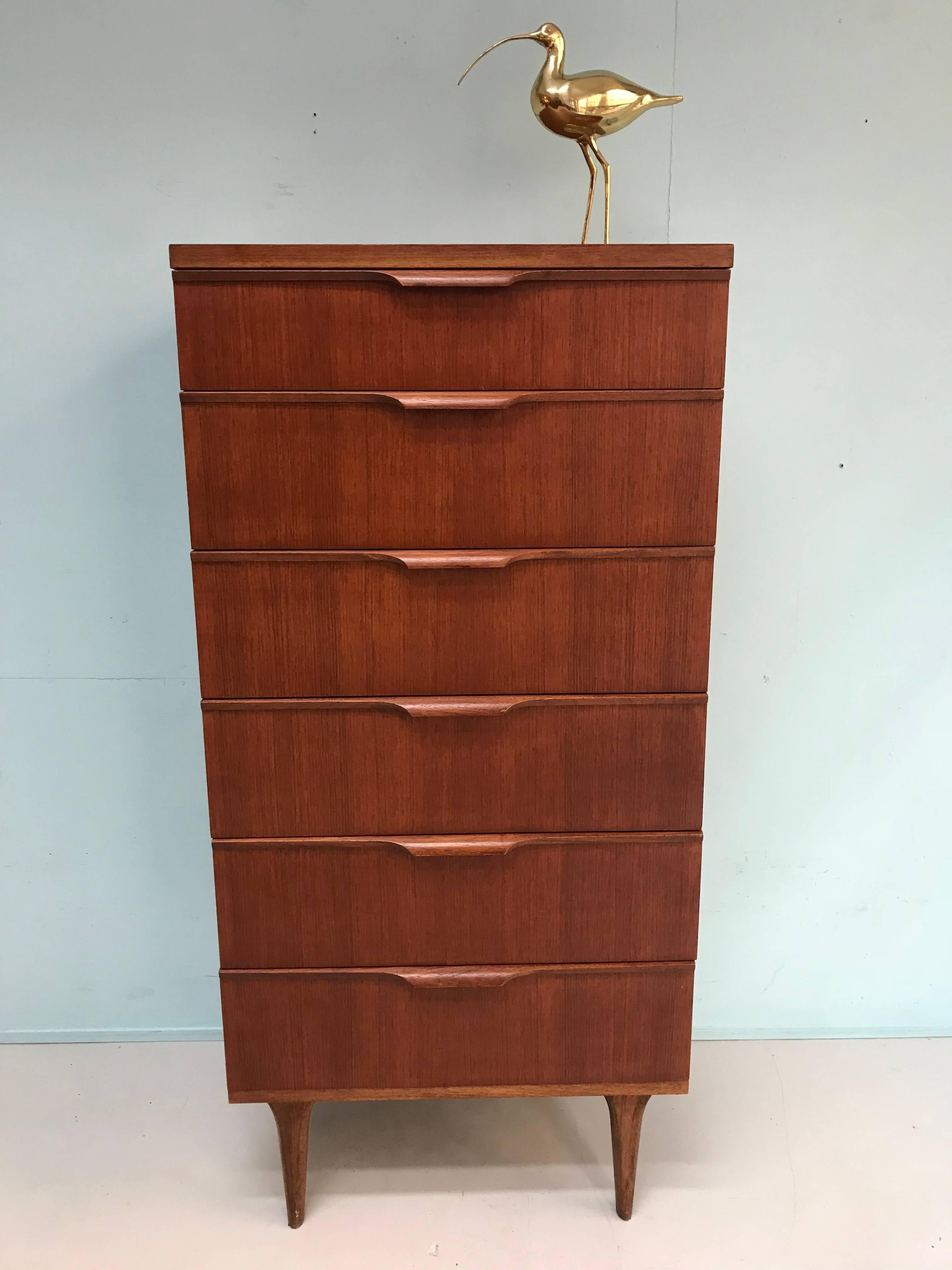 Midcentury Teak Commode by Frank Guille 2