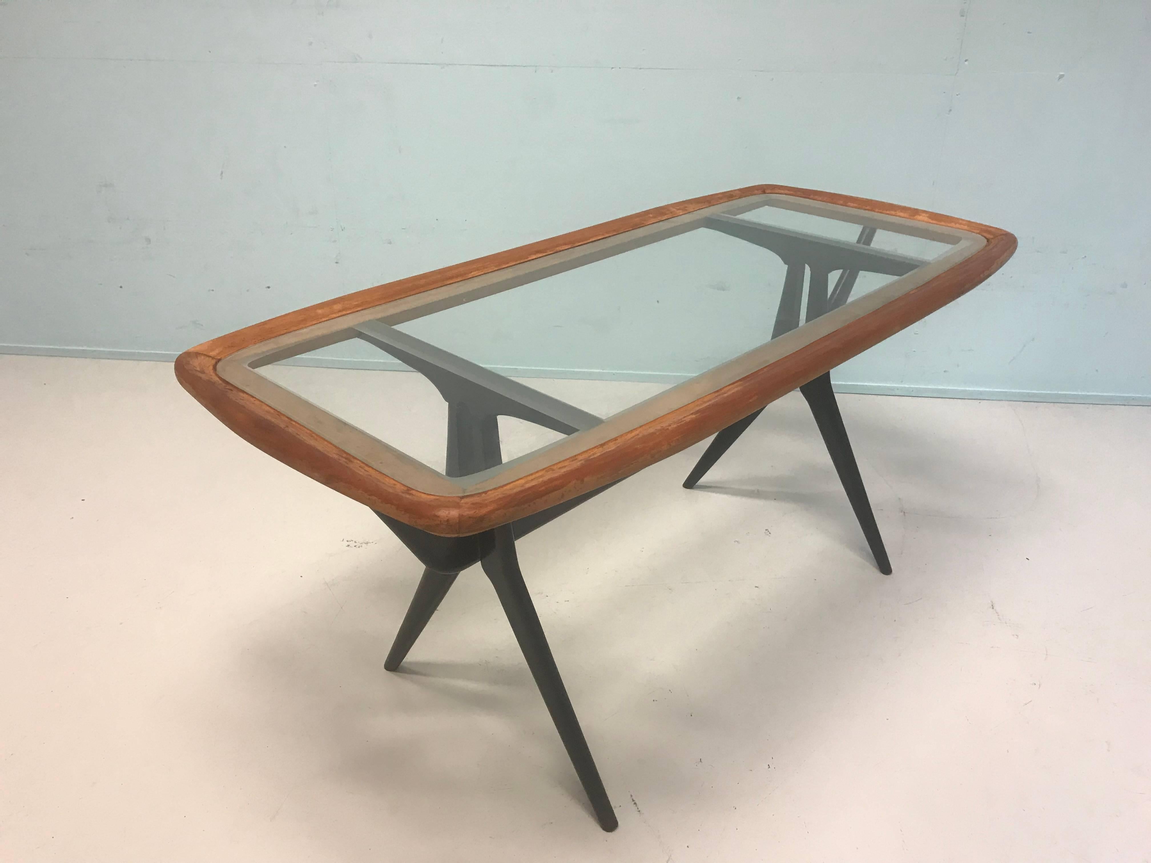 Midcentury Cesare Lacca for Cassina Coffee Table For Sale 3