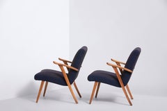Pair of Danish Easy Chairs, 1940s