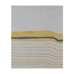 Unique Handmade Contemporary Unframed Paper Abstract Painting with Acrylic Ink