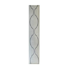 Unique Symmetrical Black and Grey Contemporary Wallpaper Roll