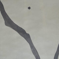 Unique Symmetrical Black and Grey Contemporary Wallpaper Roll