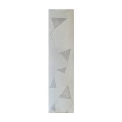 Unique Modern Silver and White Contemporary Wallpaper