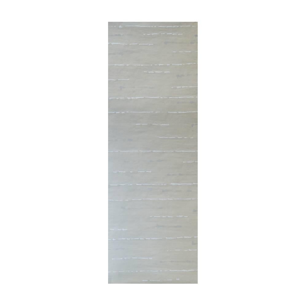 Unique Modern Grey and White Stitch Contemporary Wallpaper Roll For Sale
