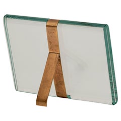 Cadre en verre Mod. 1371/1 de Pietro Chiesa pour Fontana Arte, Italie, vers 1960