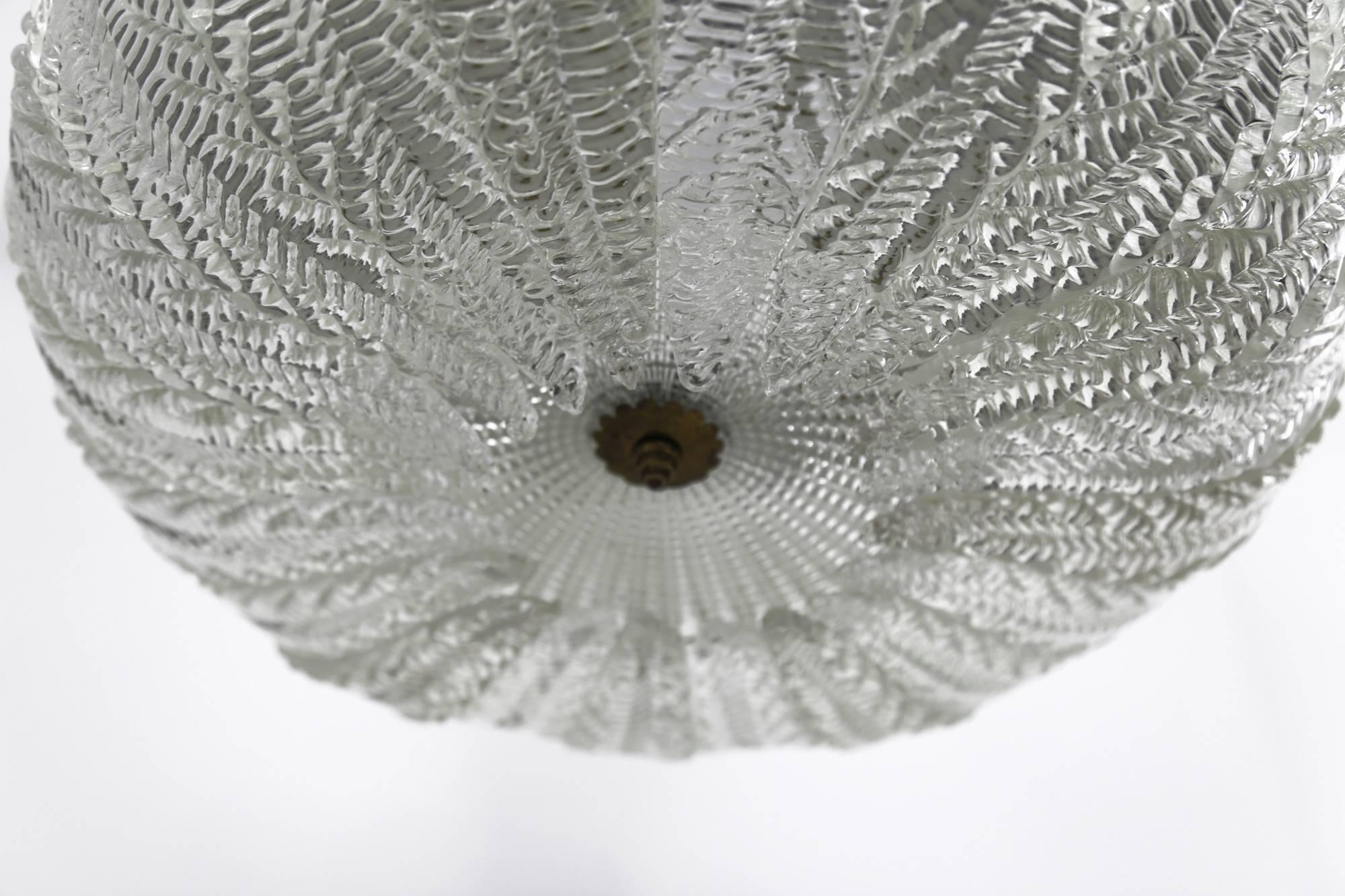 Italian Barovier & Toso Ceiling Pendant