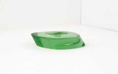 Early Fontana Arte Green Dish, Italy, circa 1940