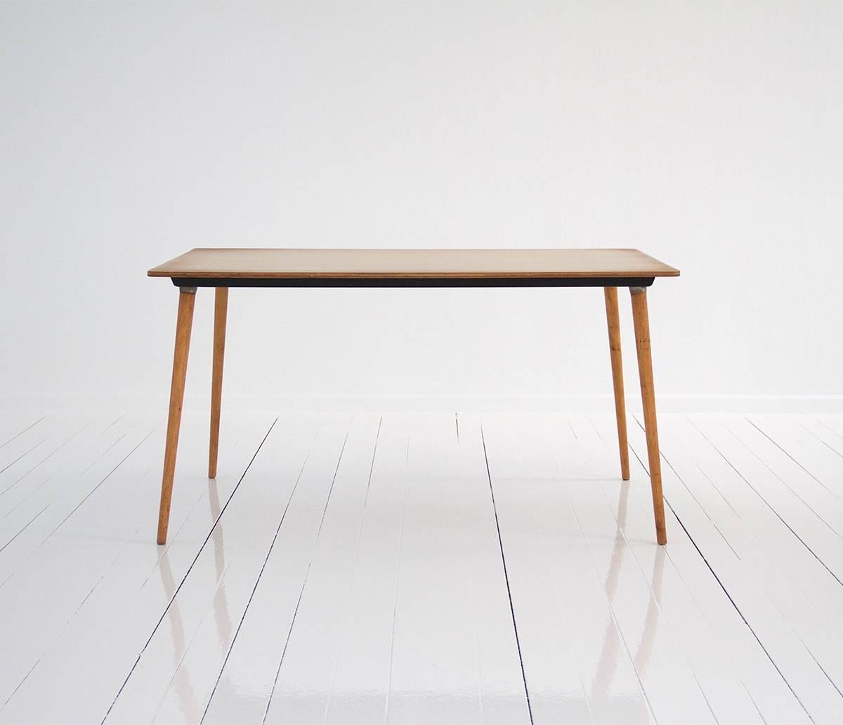 American Rare Table Designed by Charles and Ray Eames, Birchwood, 1940s, United States For Sale