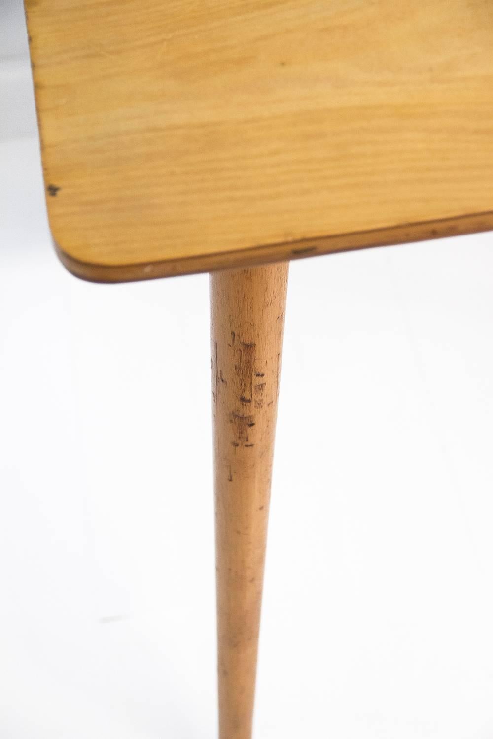 Rare Table Designed by Charles and Ray Eames, Birchwood, 1940s, United States For Sale 1