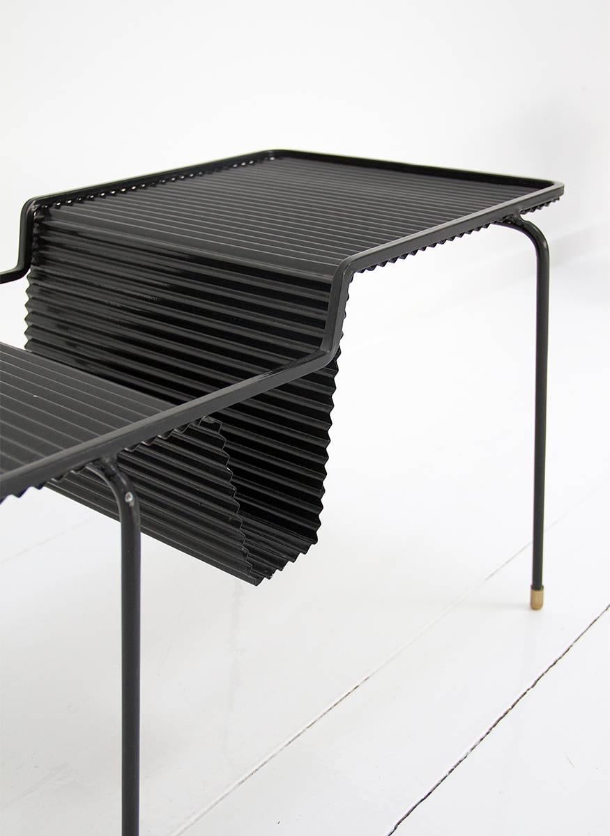 Coffee Table / Magazine Rack Designed by Mathieu Mategot, circa 1950, France In Excellent Condition In Barcelona, ES