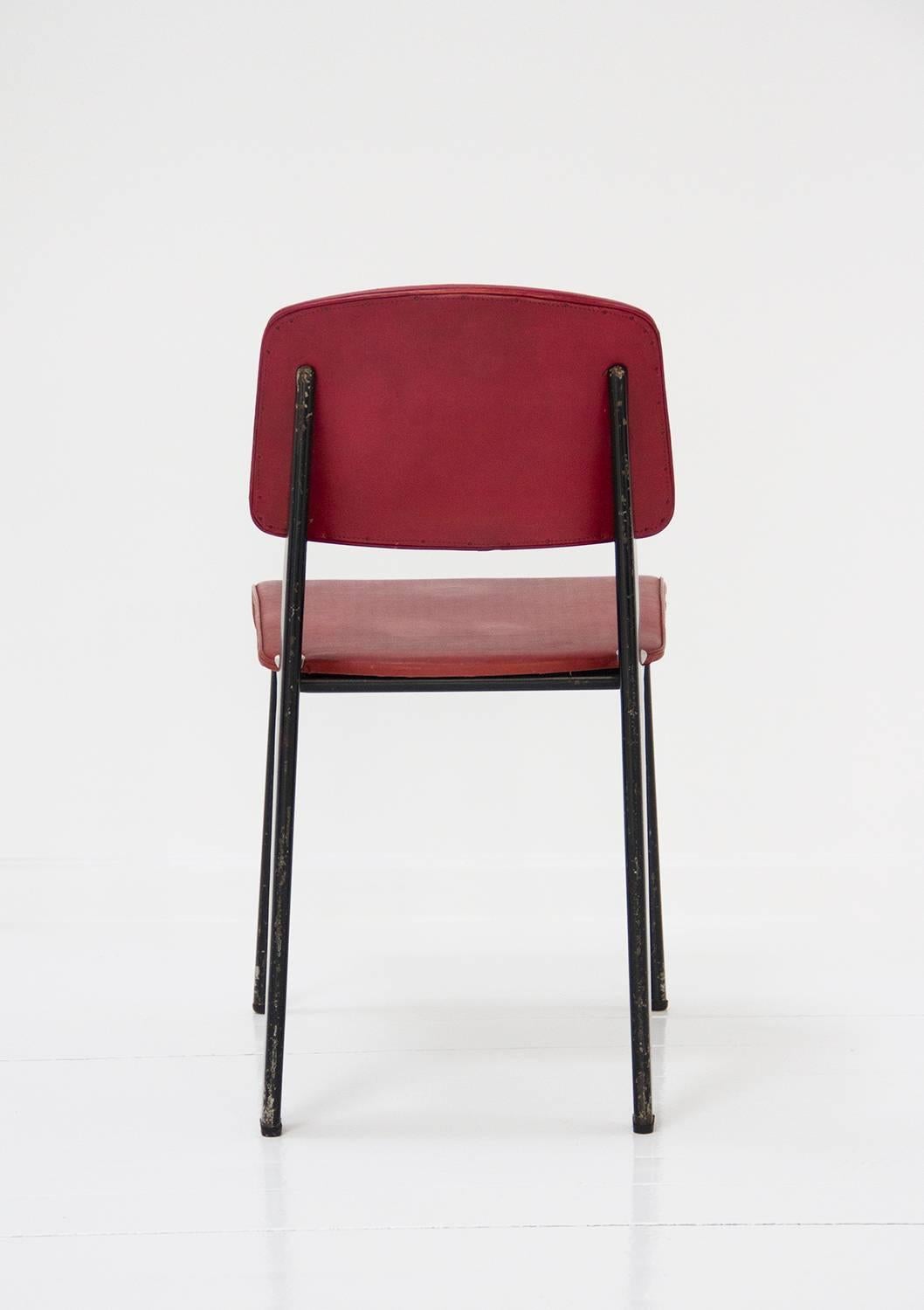 Standard Chair Designed by Jean Prouve, circa 1950, France 2