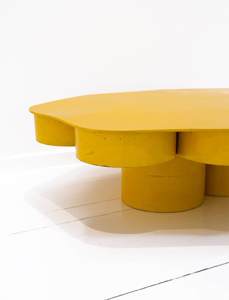 Yellow Coffee Table Designed By Jean Louis Avril In 1968 Milan Mid Century Modern Yellow Coffee Table Designed By Jean Louis Avril In 1968