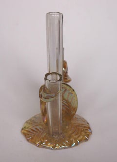 Bohemian Art Nouveau Loetz Glass Stick Vase Made for Max Emanuel in 1910