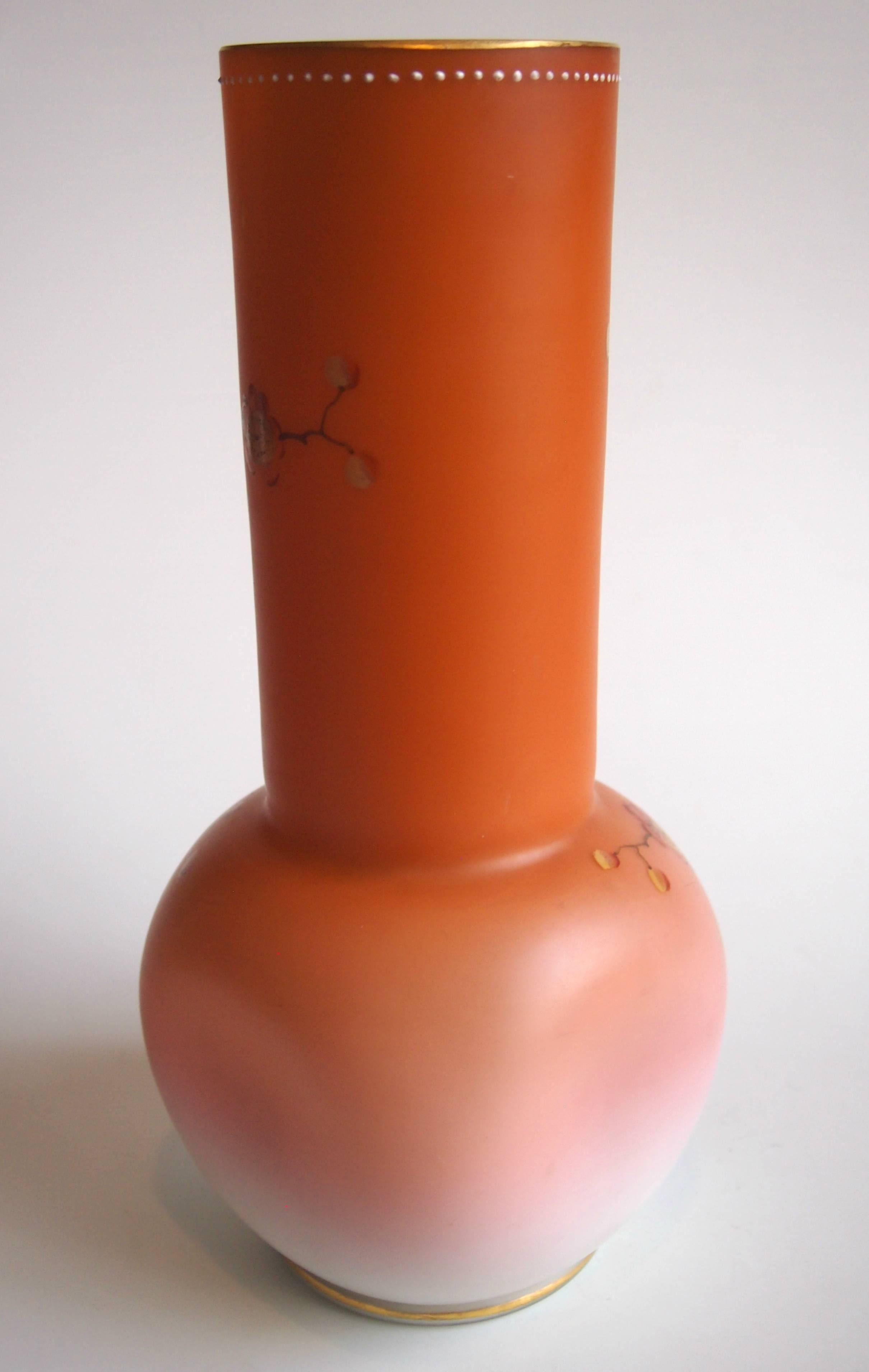 peach vase