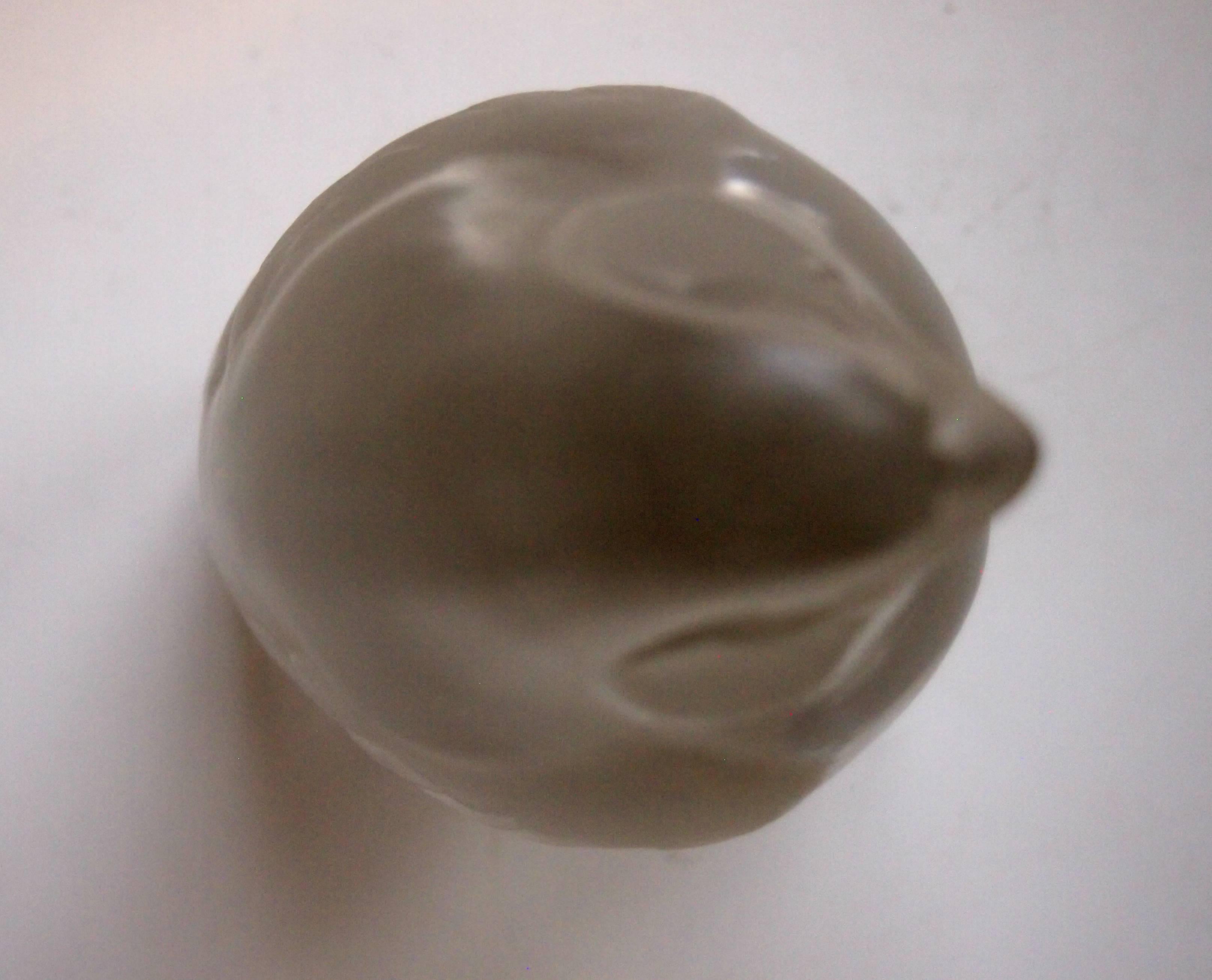 Early 20th Century French Rene Lalique Art Deco Belacourt-  Bird Glass Paperweight 1920s For Sale
