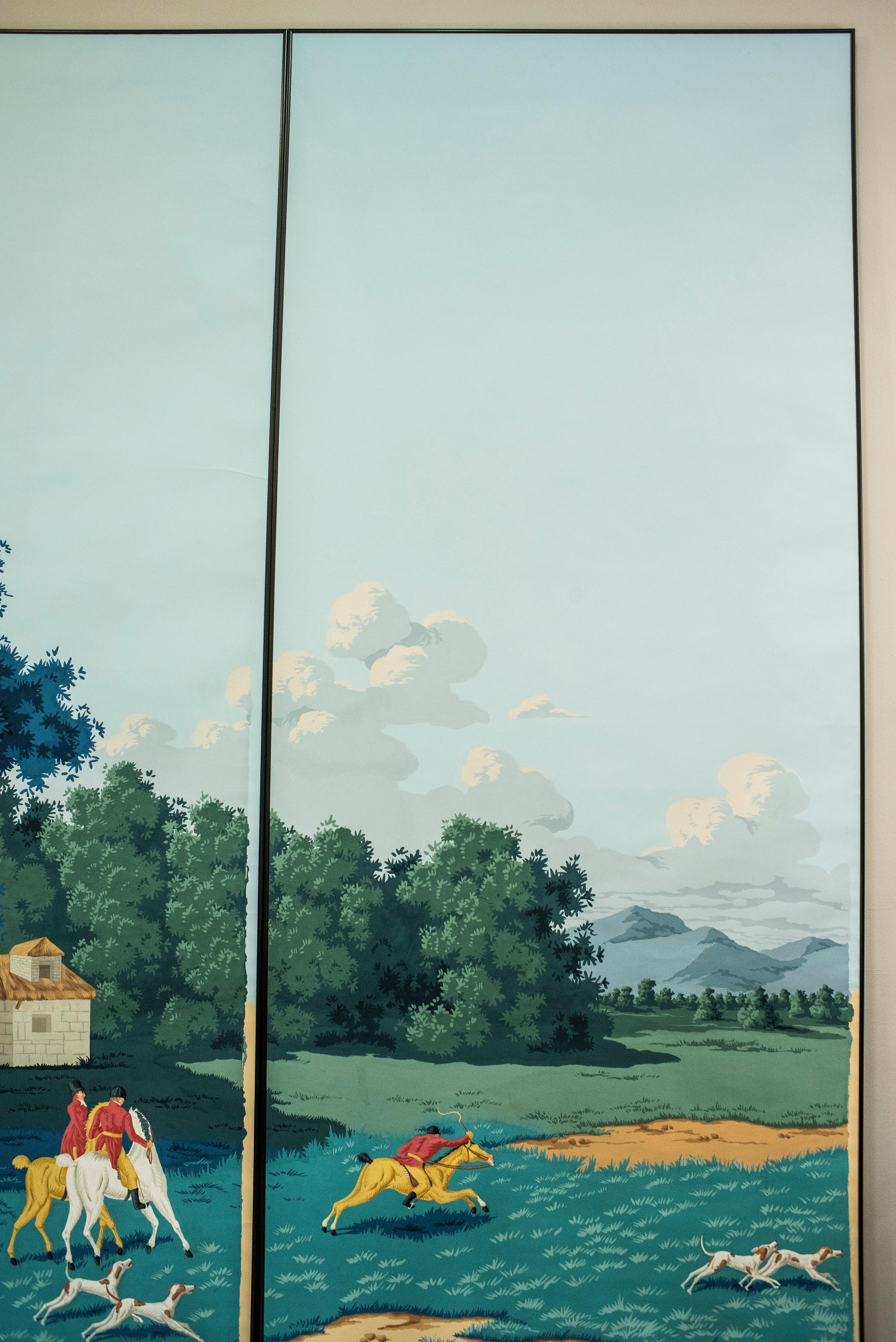 De Gournay Painted couple of 2  Wallpaper from Duarte Pinto Coelho Collection 6