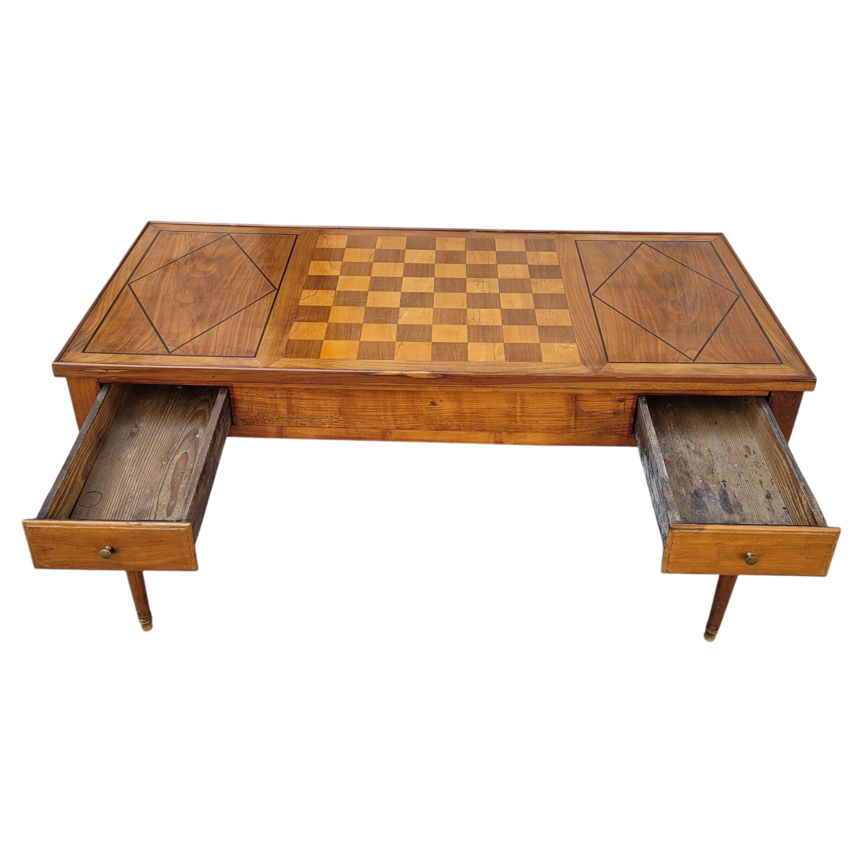 Louis XVI Tric Trac table, French games table, Backgammon For Sale