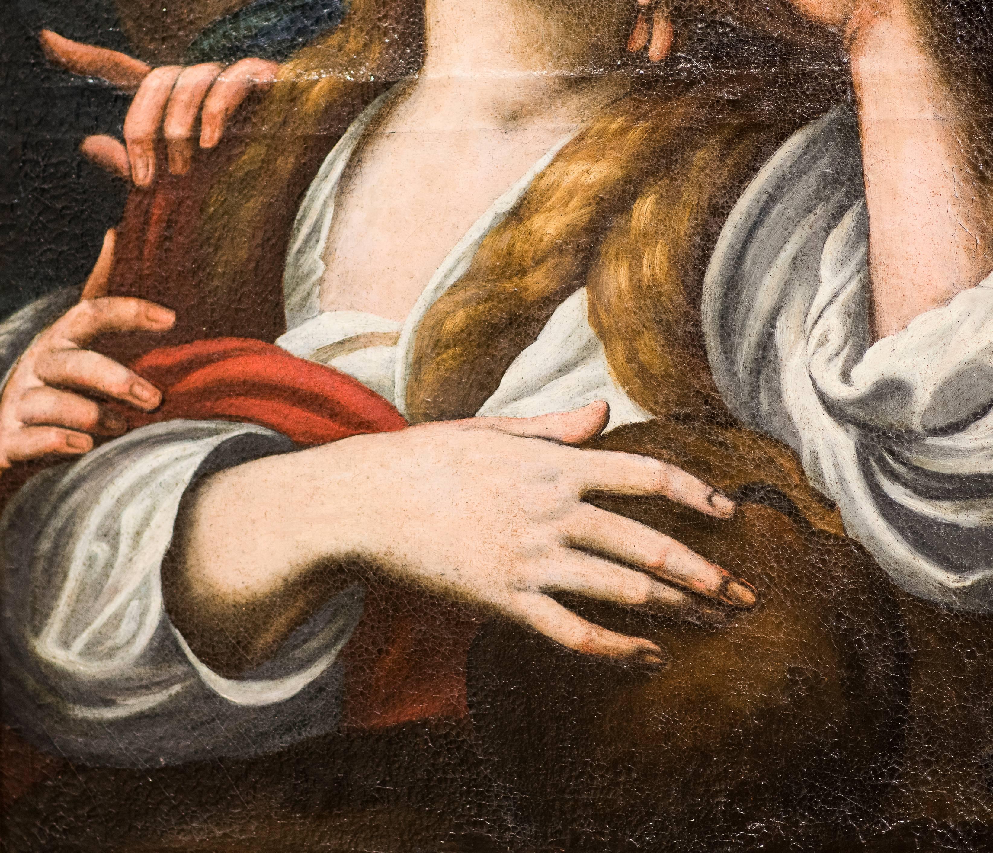 17th century Venetian School “Maria Magdalena“. Oil on canvas.