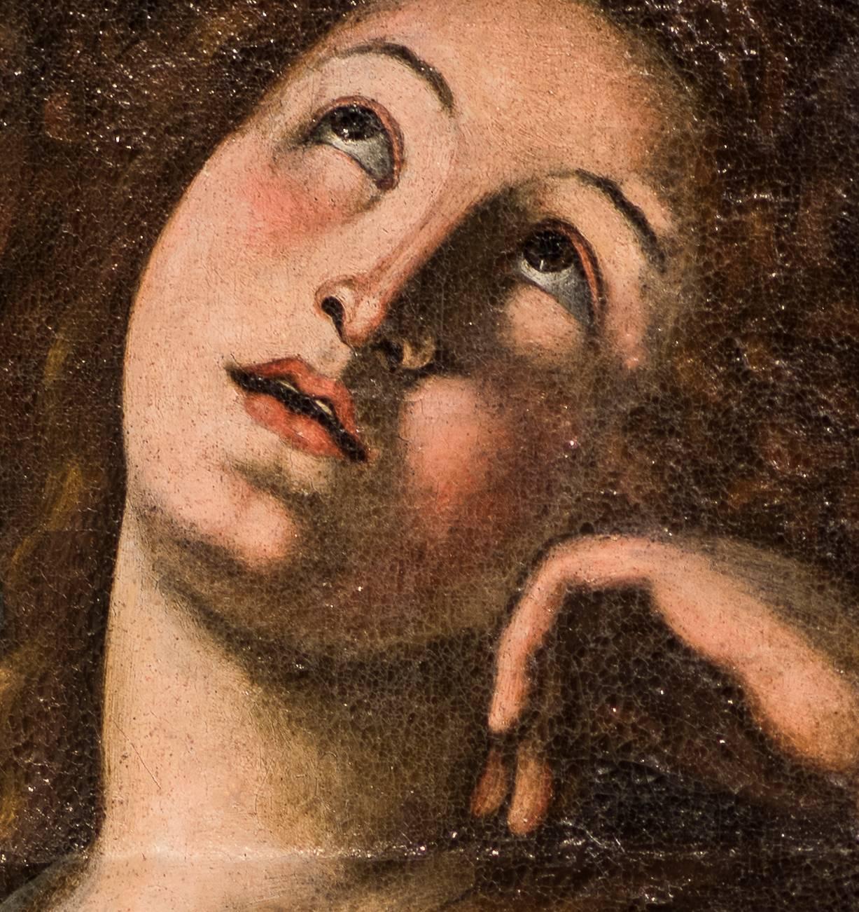 17th Century Venetian School Italian Oil on Canvas 