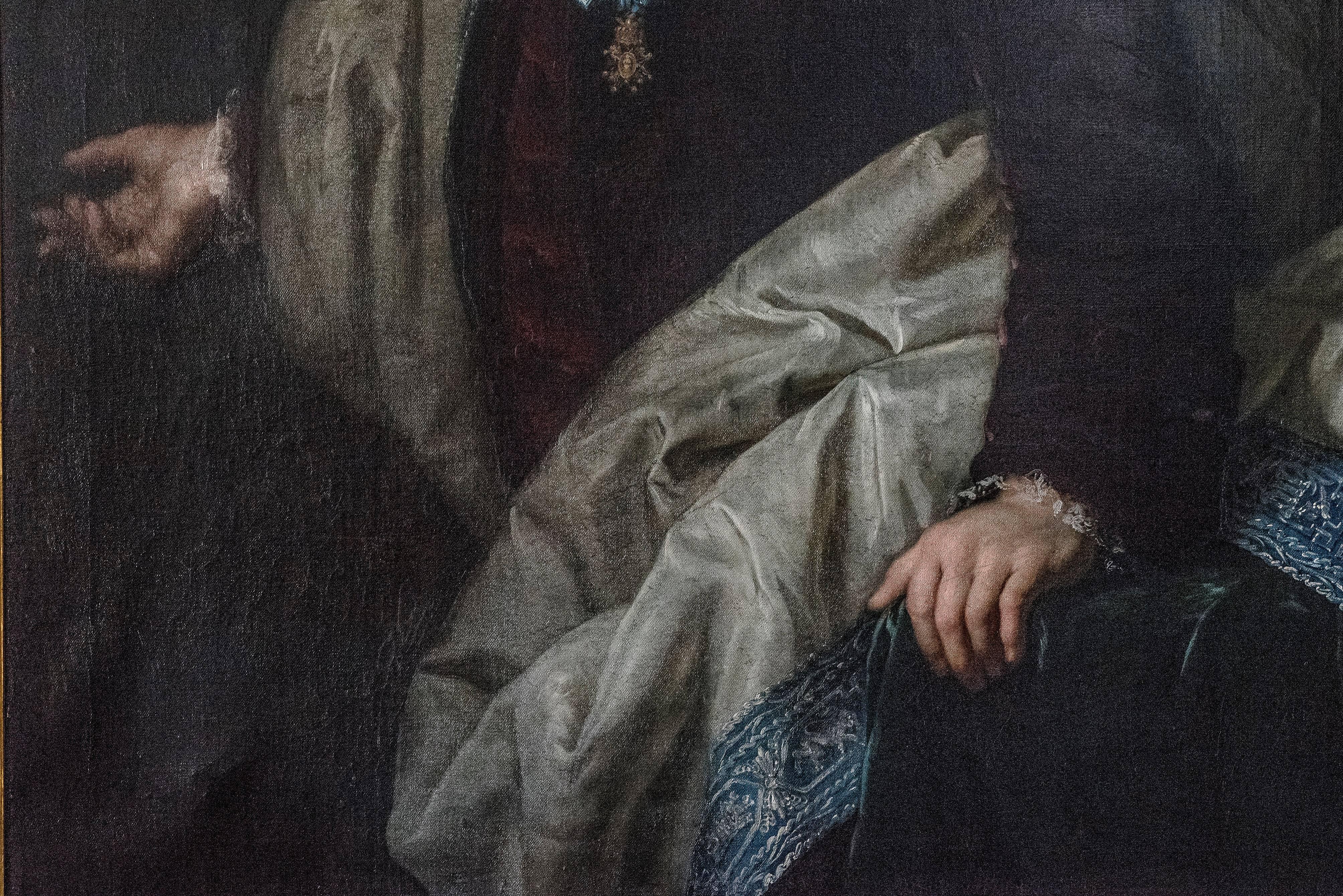 Baroque 18th Century Oil on Canvas