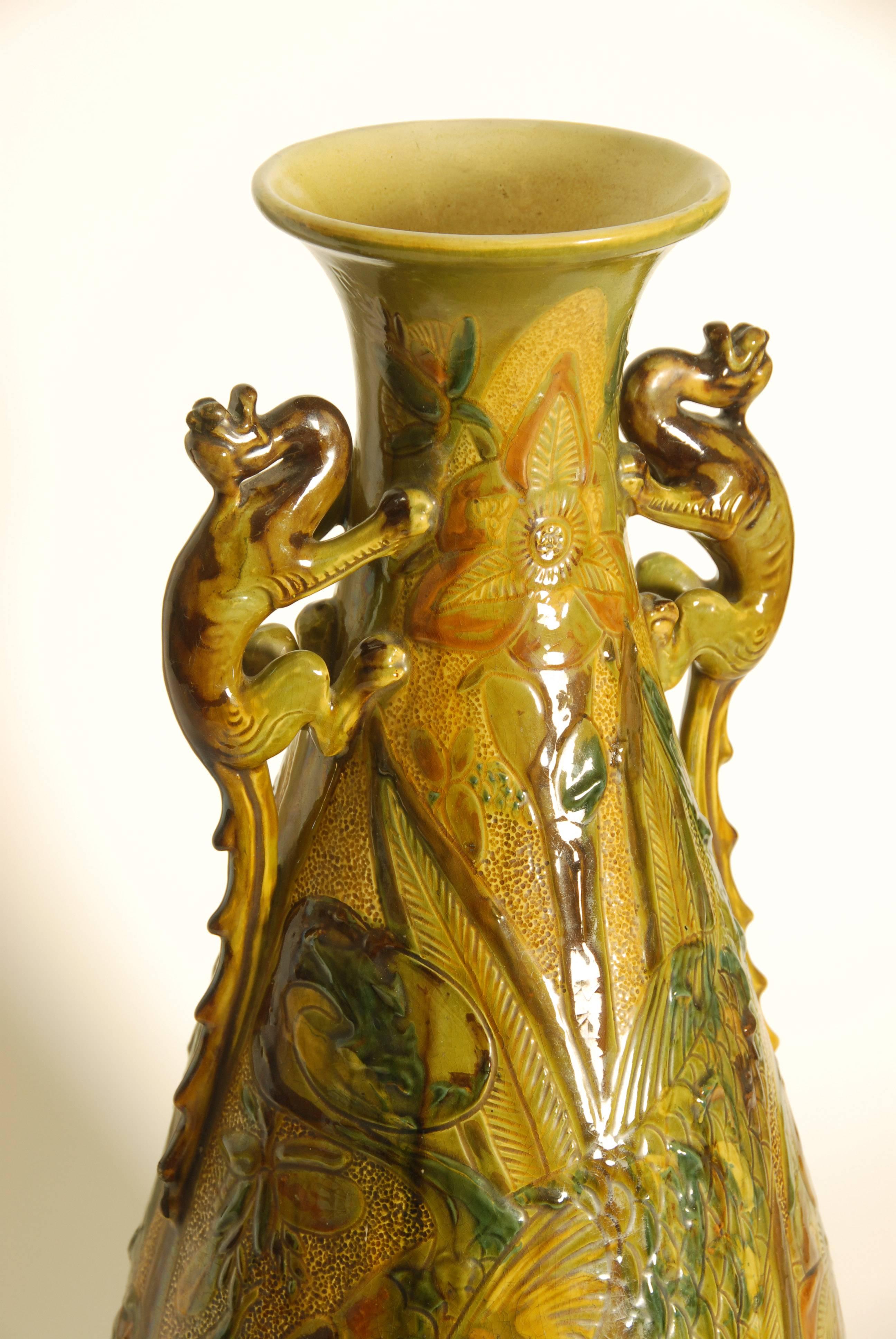 lizard vase