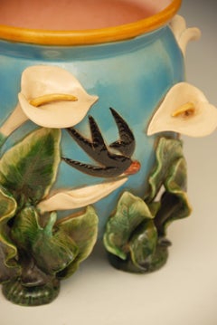 Edwardian Liberty of London Majolica Jardinière or Cachepot