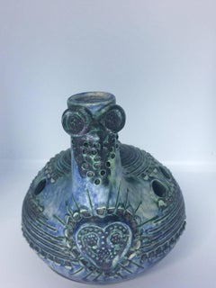 Brutalist Bird Vase, Bitossi Style