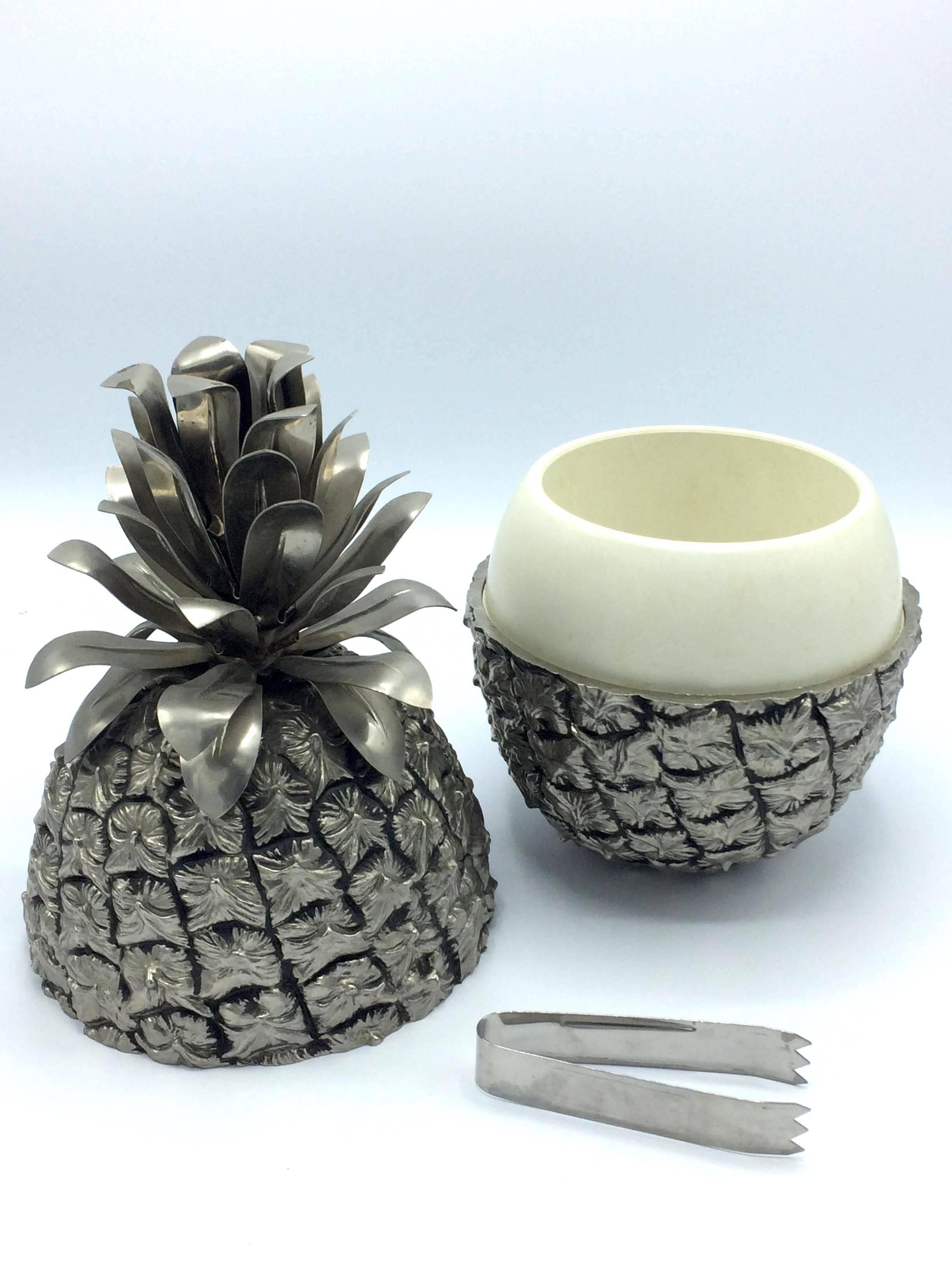 Pineapple Regency Ice Bucket by Turnwald, Switzerland In Good Condition For Sale In Gent, BE