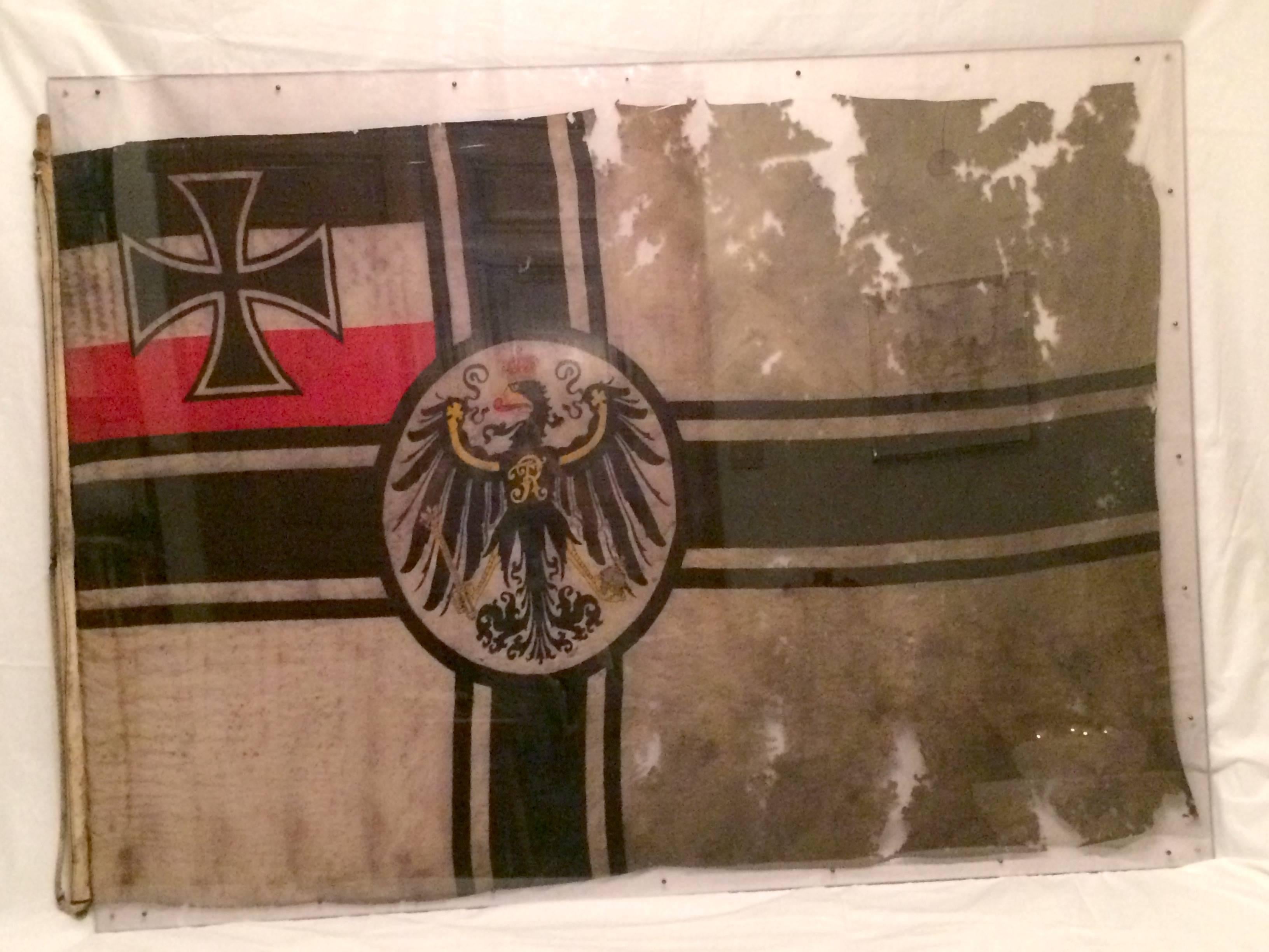 Early 20th Century Royal Prussian Navy Warflag, 1914-1918 For Sale