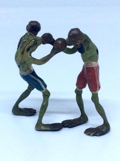 Early 20th Century Vienna Bergmann Bronze "Boxing Frogs"