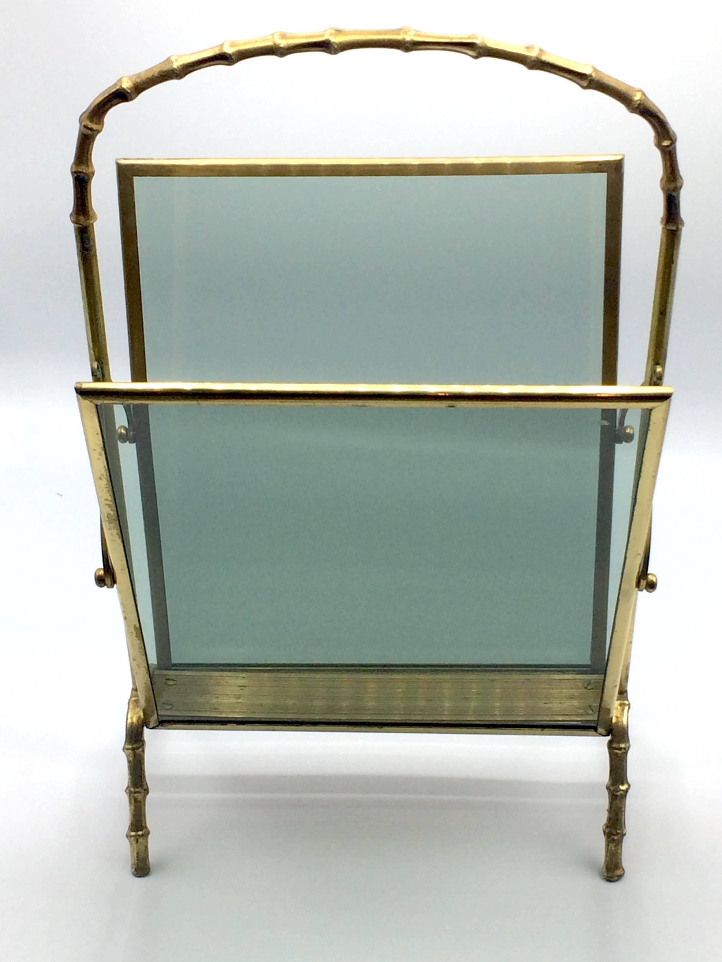 French Magazine Rack by Maison Baguès, 1930 For Sale