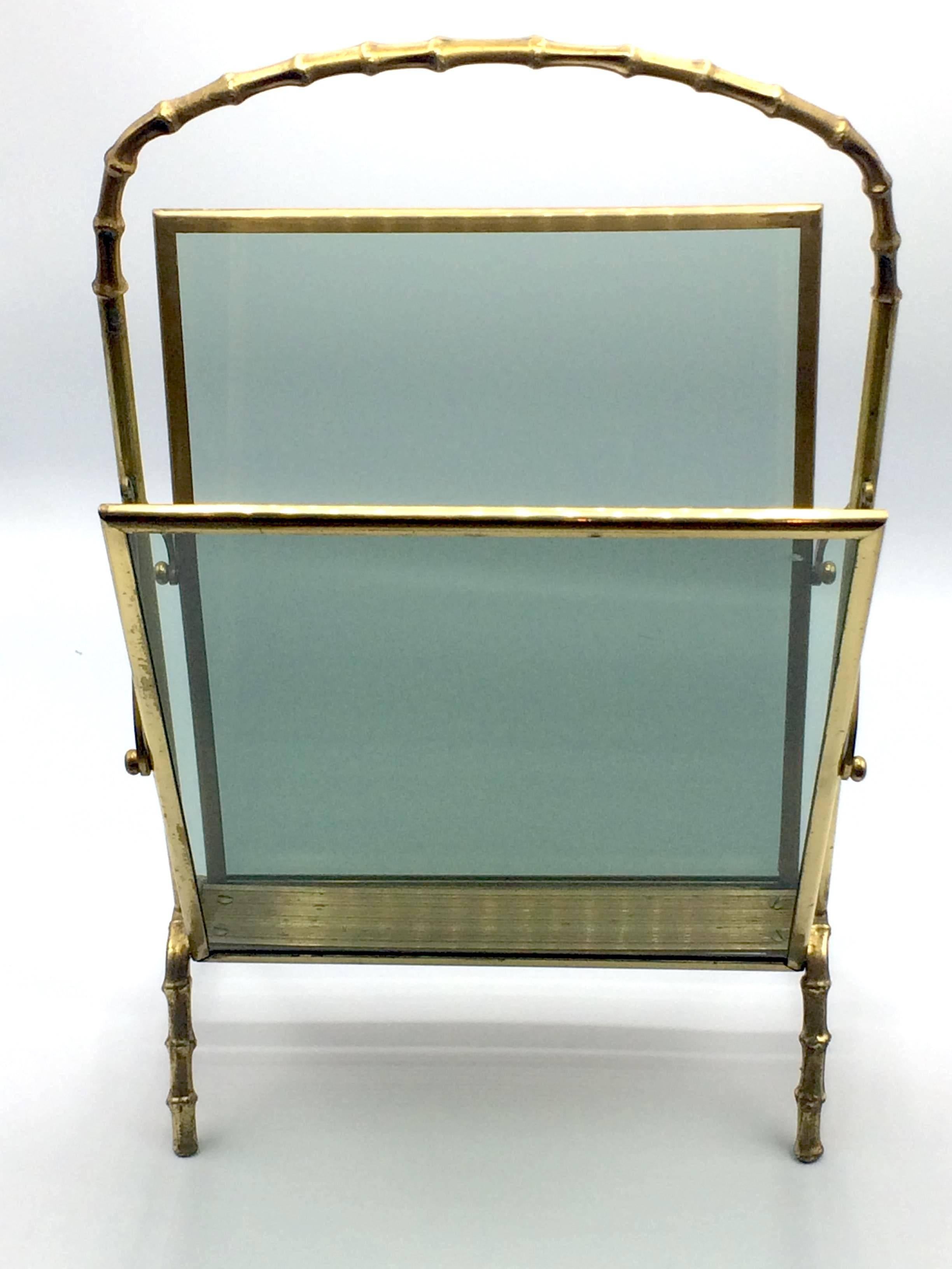 Magazine Rack by Maison Baguès, 1930 In Good Condition For Sale In Gent, BE