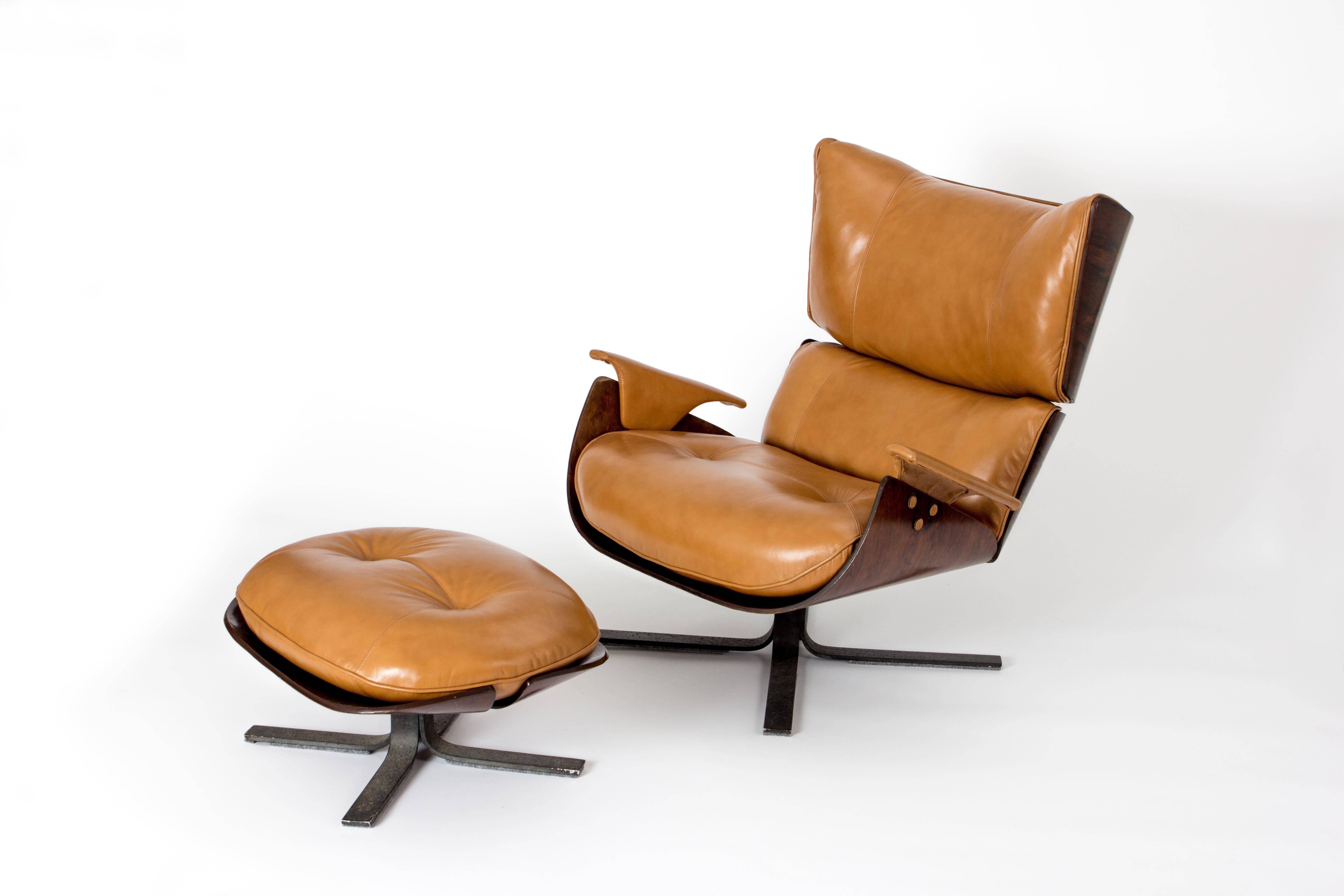 Mid-Century Modern Jorge Zalszupin Paulistana Lounge Chair, Owned by Oscar Niemeyer, Brazil, 1960s