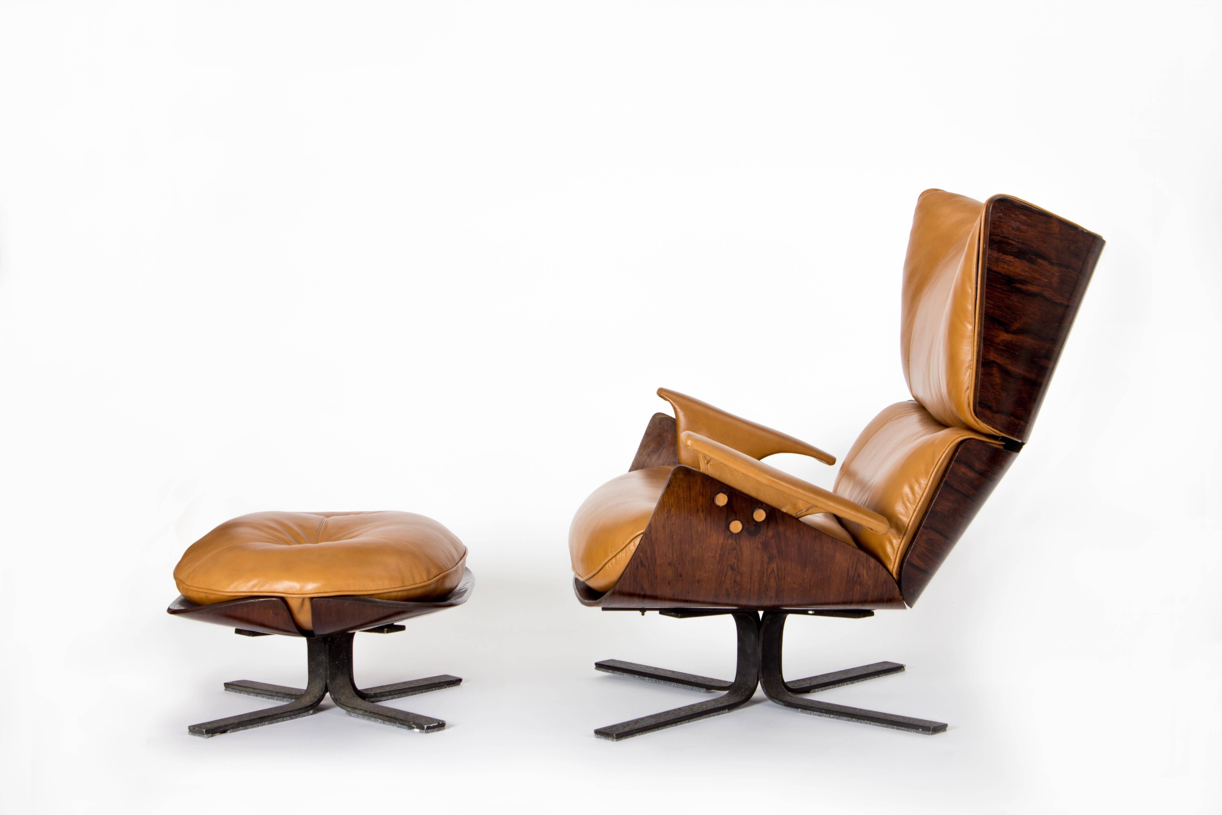 Brazilian Jorge Zalszupin Paulistana Lounge Chair, Owned by Oscar Niemeyer, Brazil, 1960s