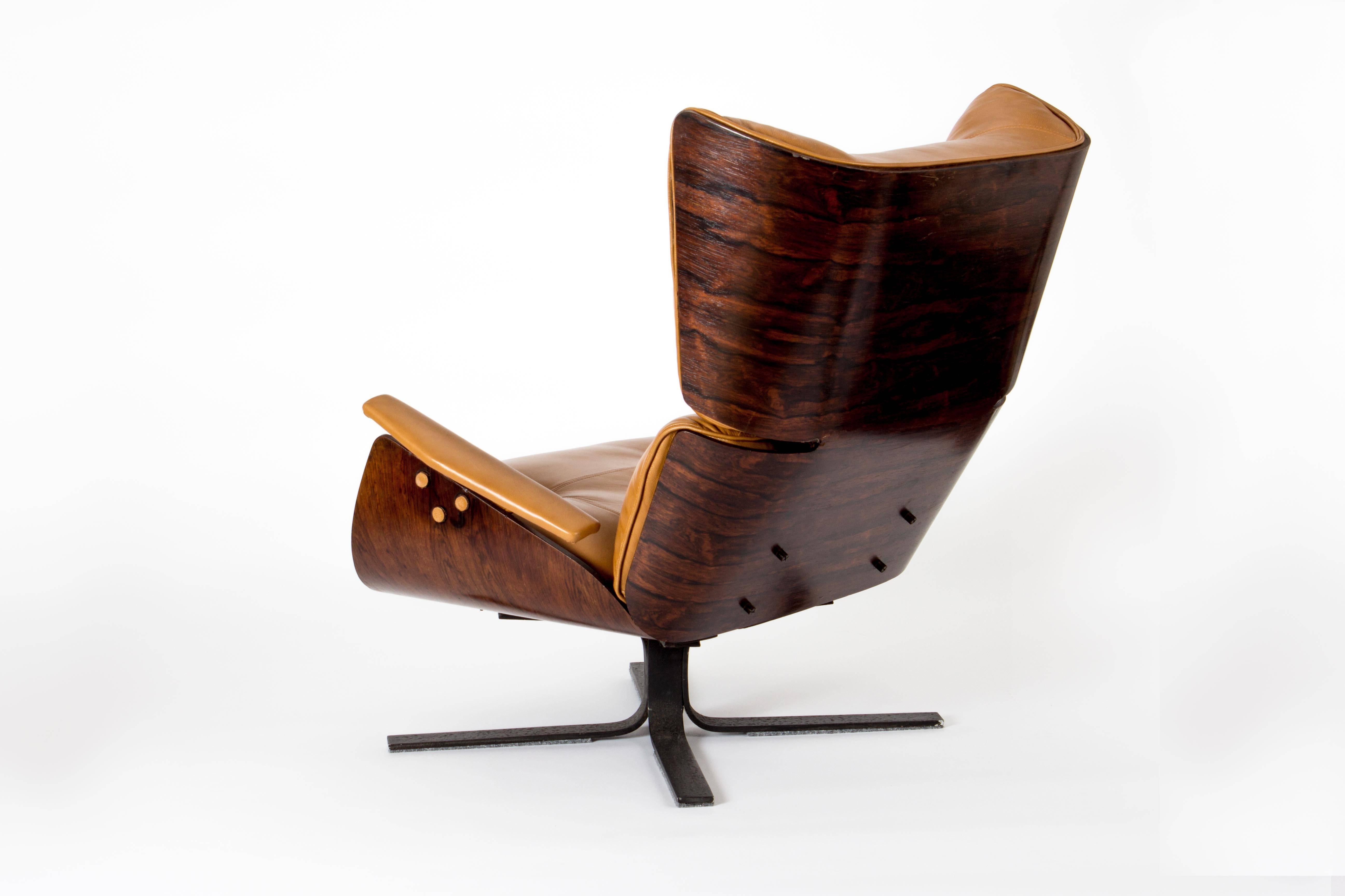 Jorge Zalszupin Paulistana Lounge Chair, Owned by Oscar Niemeyer, Brazil, 1960s In Good Condition In Utrecht, NL