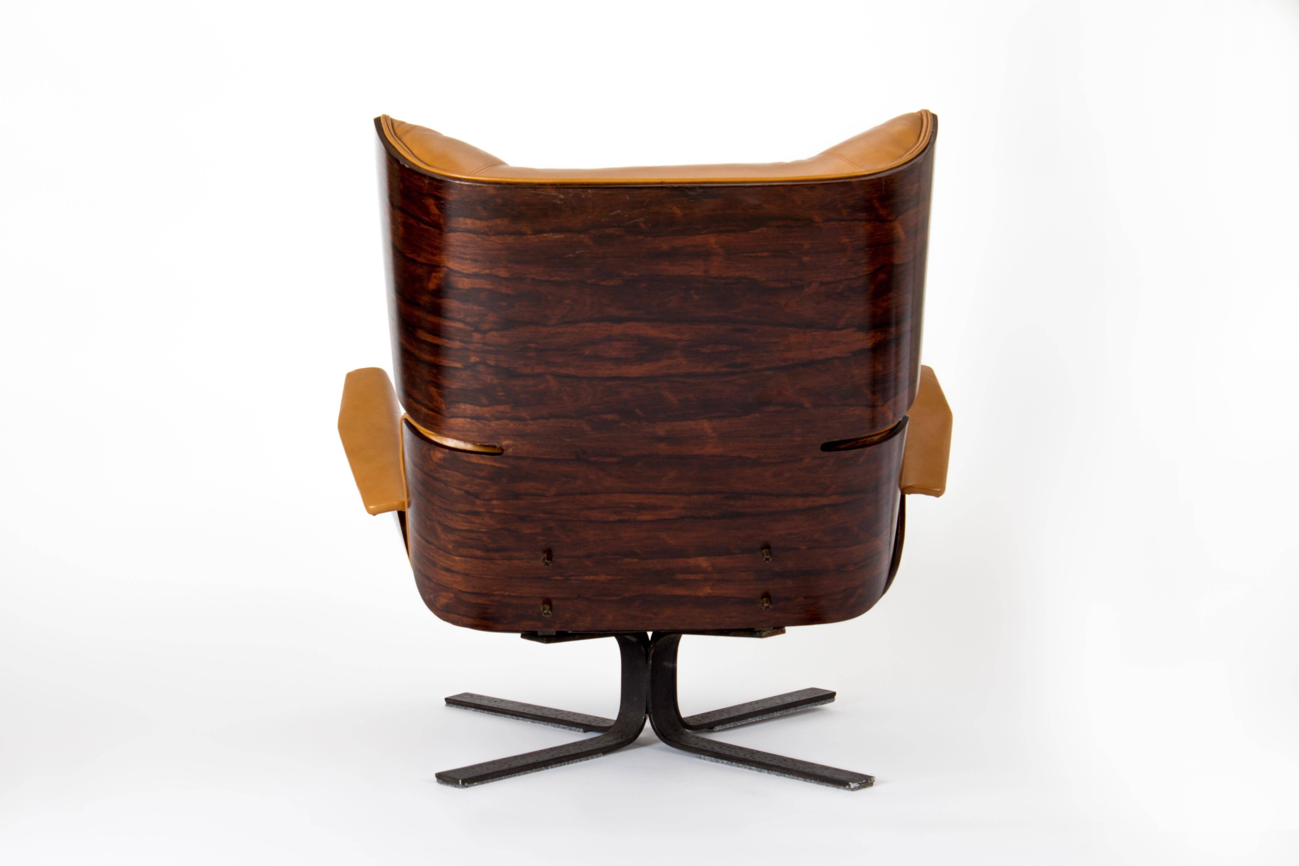 Mid-20th Century Jorge Zalszupin Paulistana Lounge Chair, Owned by Oscar Niemeyer, Brazil, 1960s