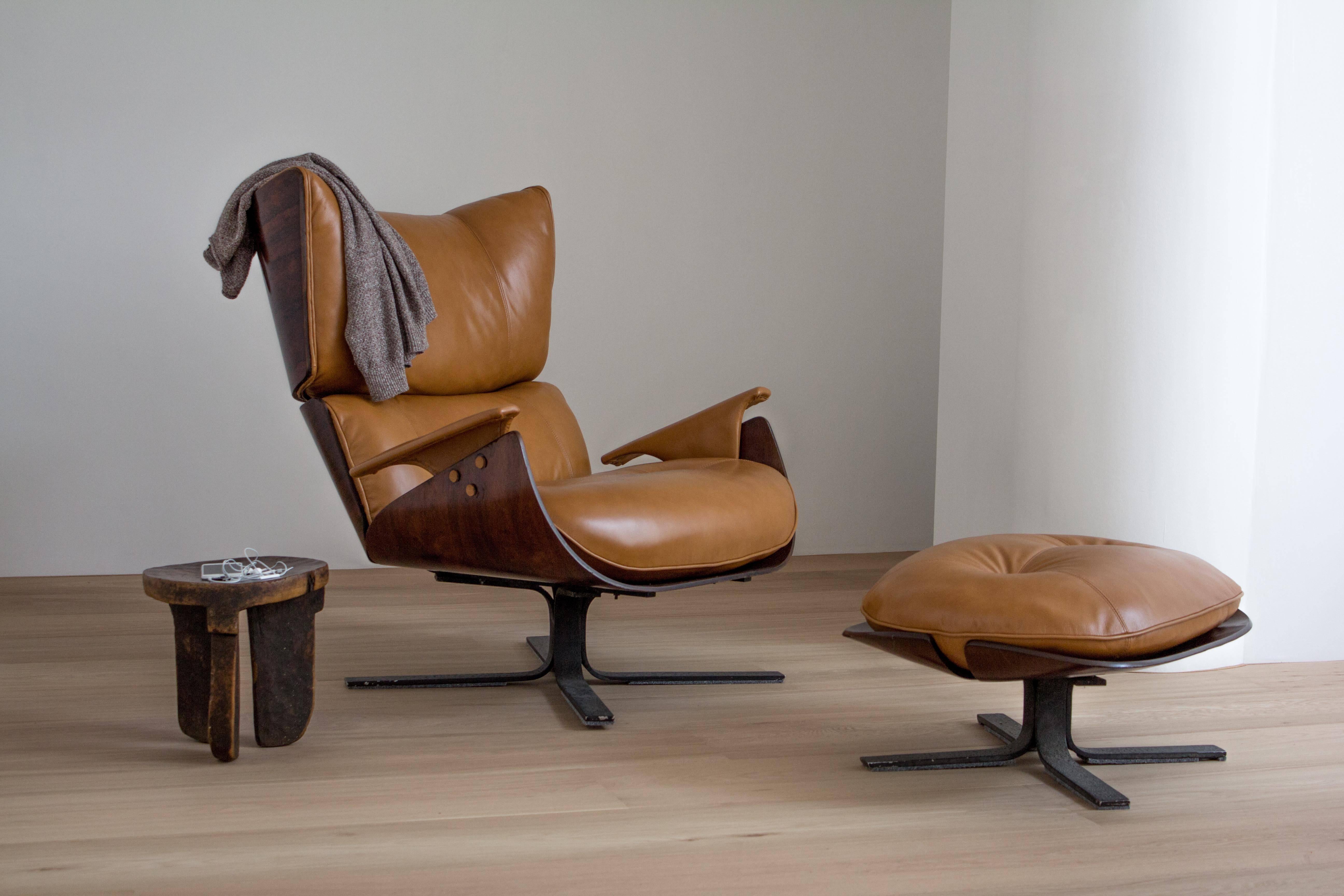 Jorge Zalszupin Paulistana Lounge Chair, Owned by Oscar Niemeyer, Brazil, 1960s 3