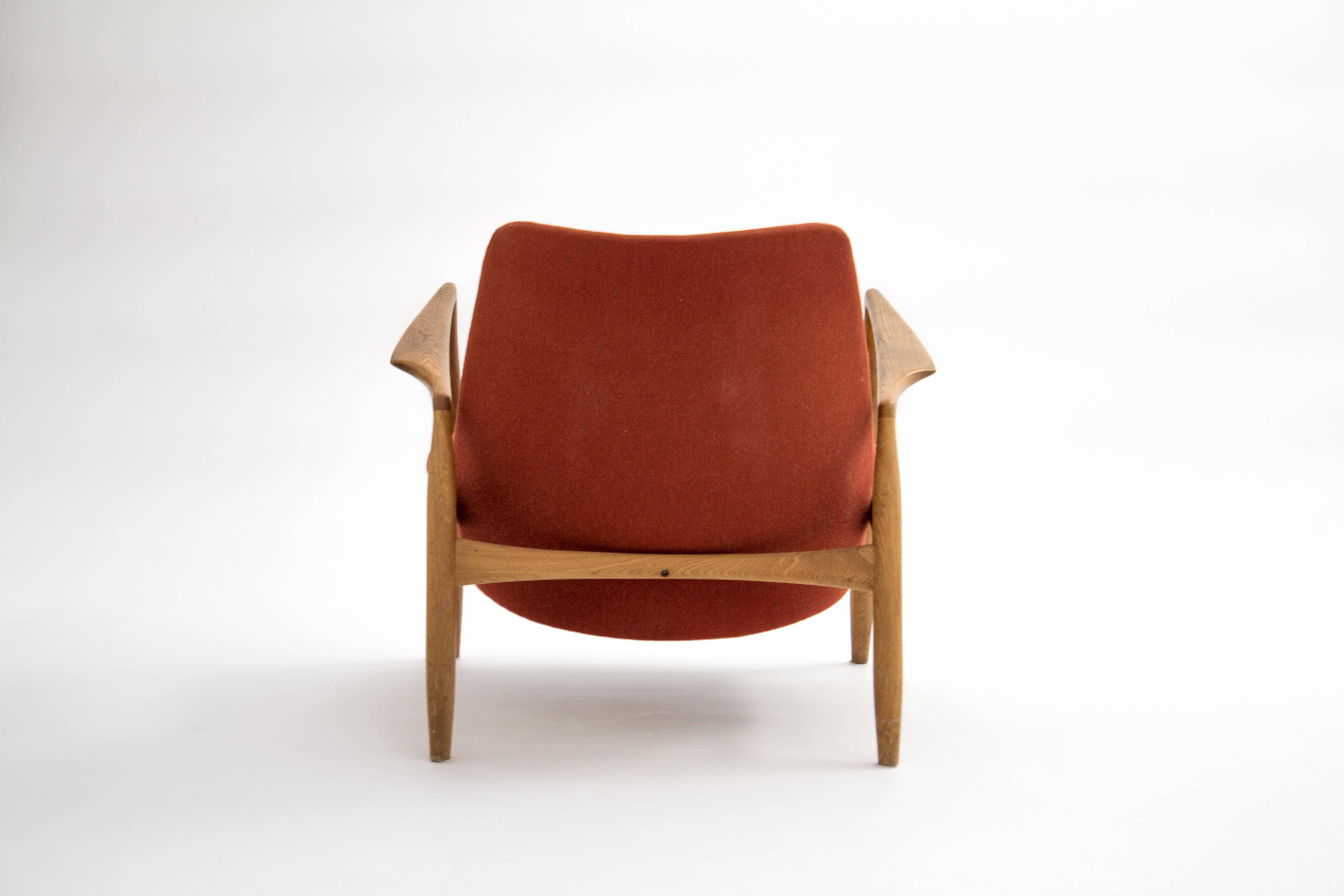 Swedish Seal Lounge Chair by Ib Kofod-Larsen, Sweden, 1950s