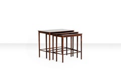 Midcentury Rosewood Nesting Tables by Kaj Winding, Denmark, 1960s