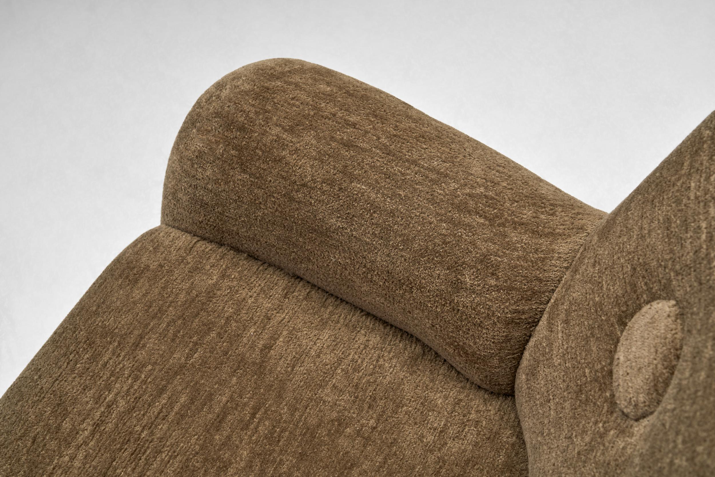 Poltrona scandinava imbottita in Oak di Berga Möbler, Svezia, anni '40 in vendita 2