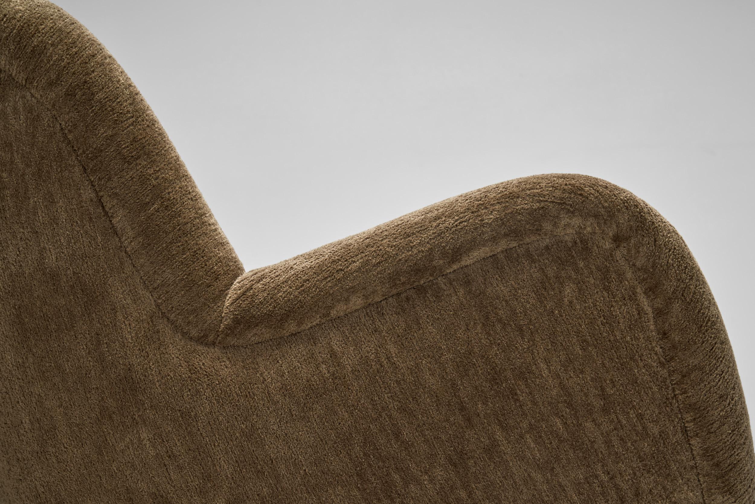 Poltrona scandinava imbottita in Oak di Berga Möbler, Svezia, anni '40 in vendita 6
