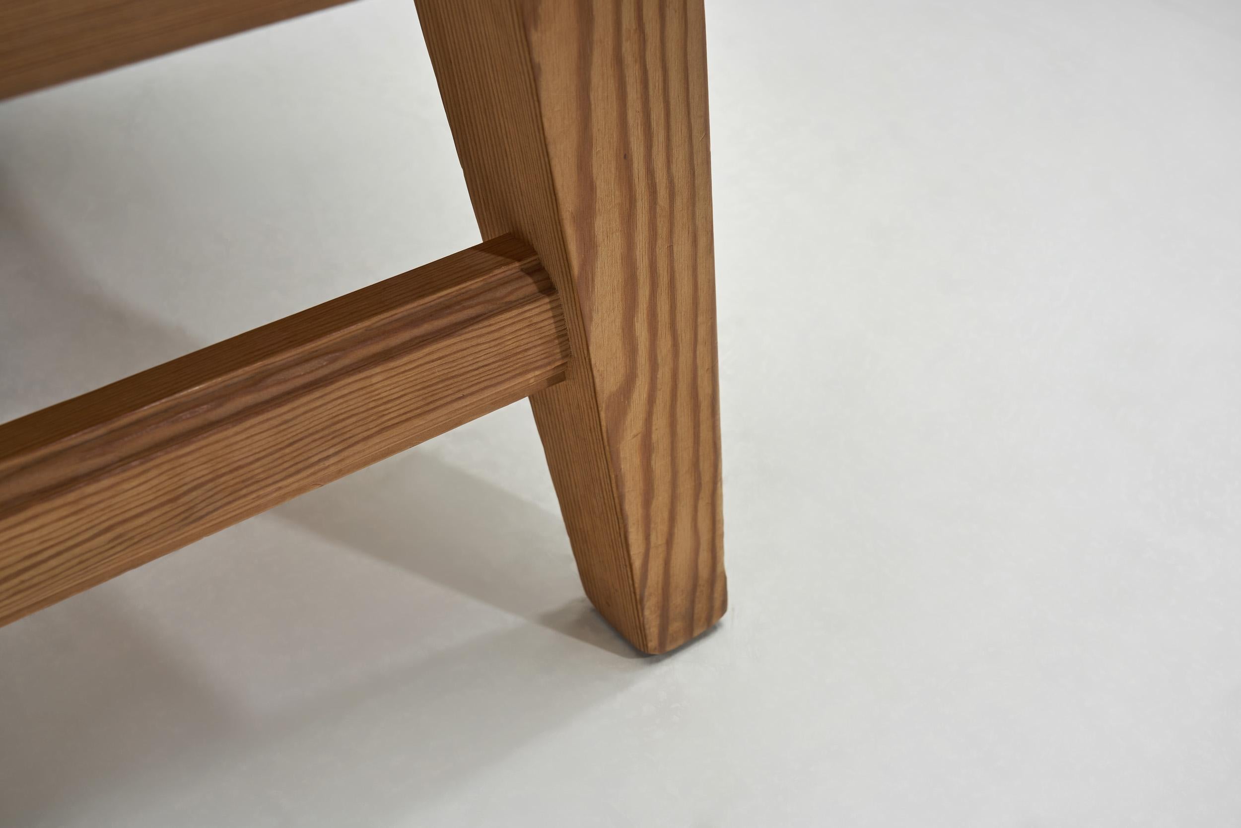 Pair of Stools by Krogenæs with Sheepskin Seats, Norway 20th Century For Sale 9