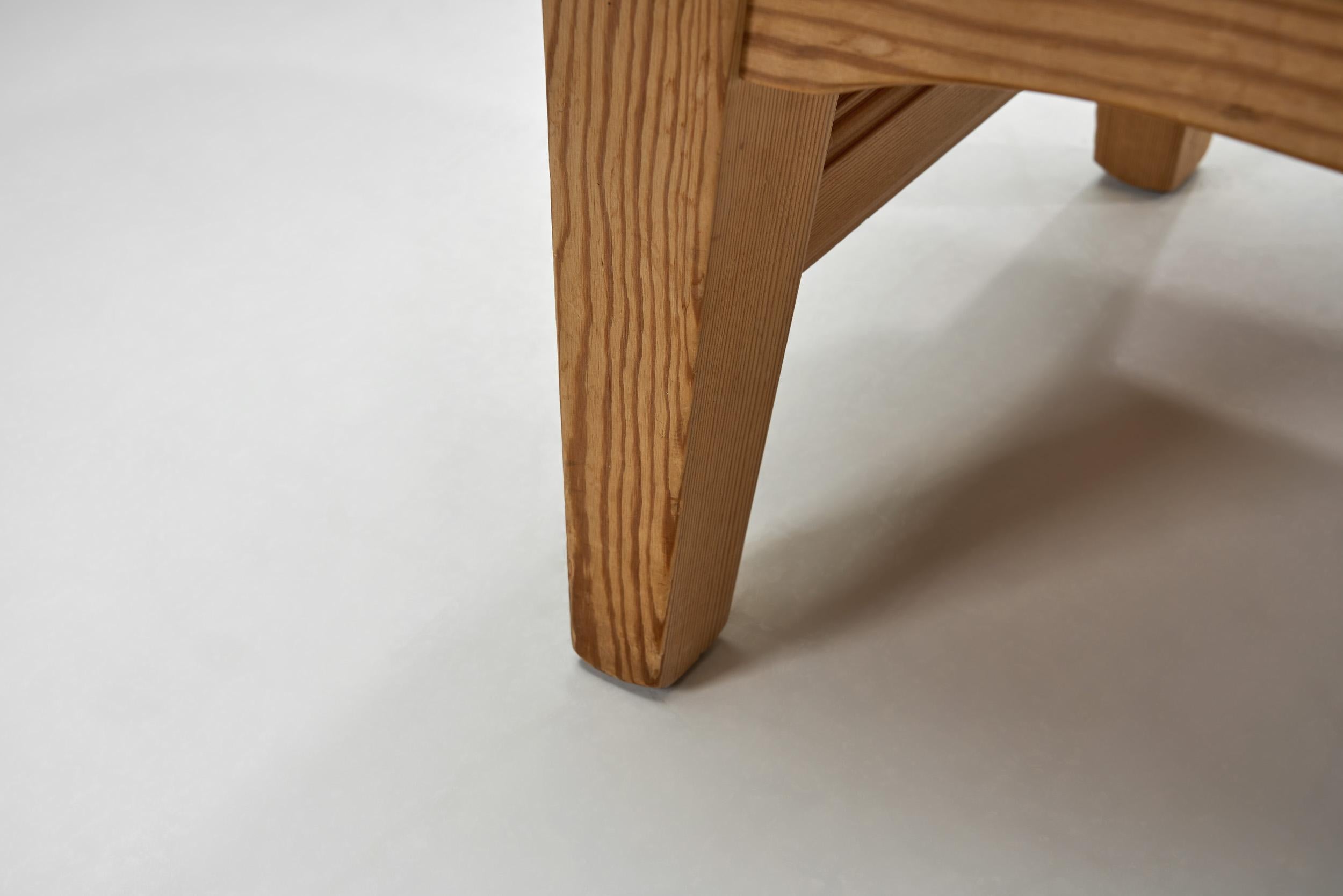 Pair of Stools by Krogenæs with Sheepskin Seats, Norway 20th Century For Sale 11