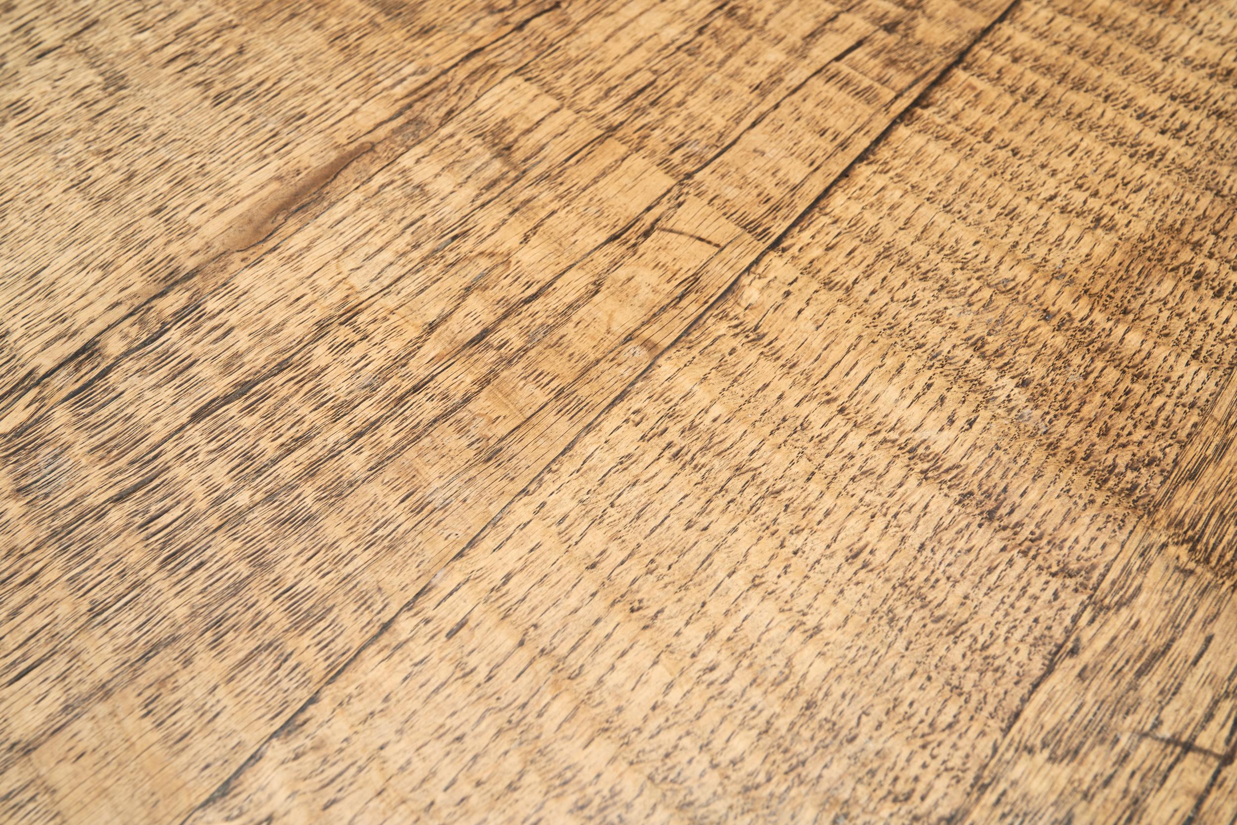European Brutalist Wooden Coffee Table, Europe second half of the 20th century For Sale 6