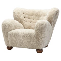 Fauteuil "Aulanko" par Märta Blomstedt pour l'hôtel Aulanko, Finlande années 1930