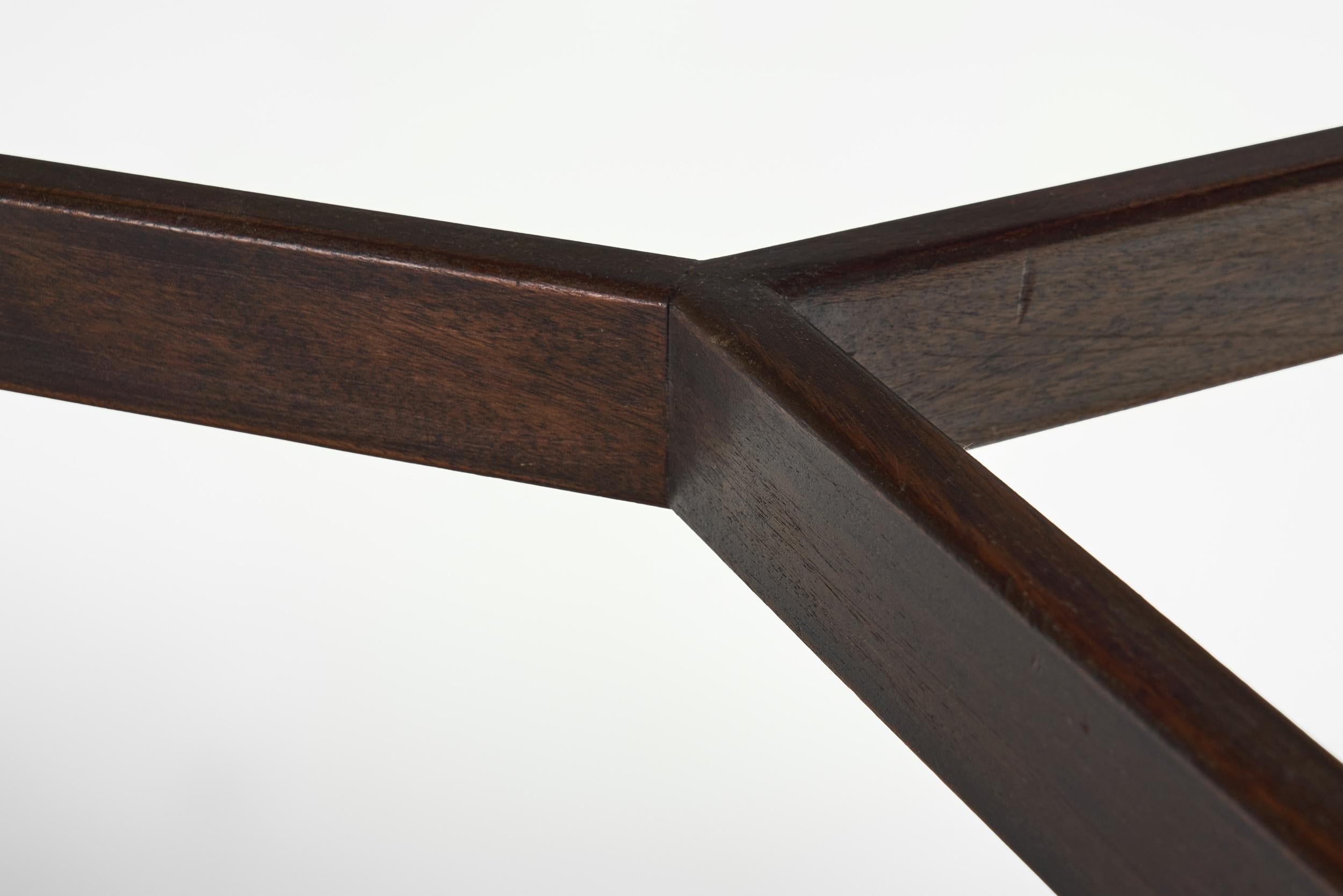 Table basse moderne en formica noir et Wood, Europe vers 1950 en vente 6